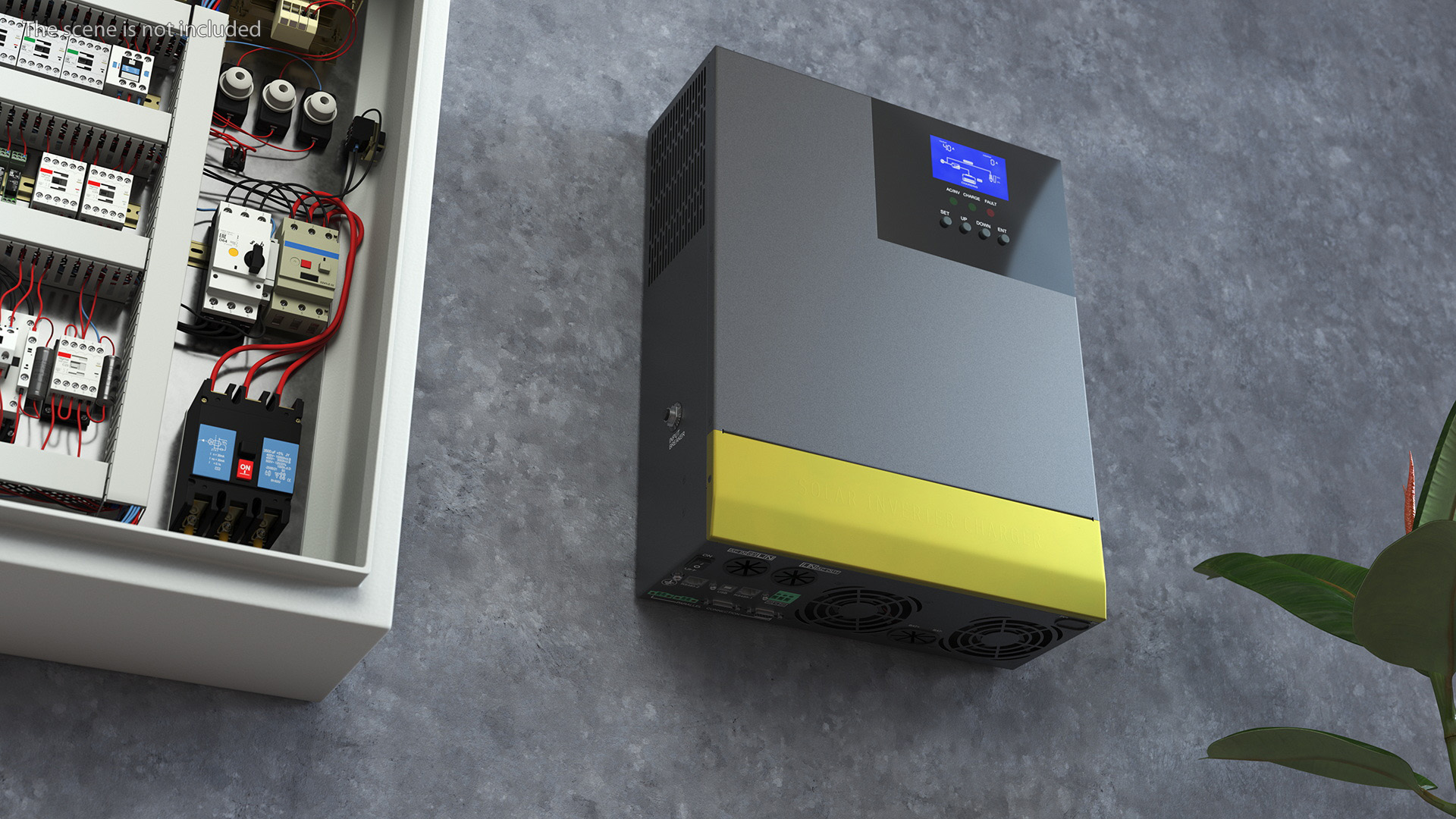 Solar Inverter Charger 3D