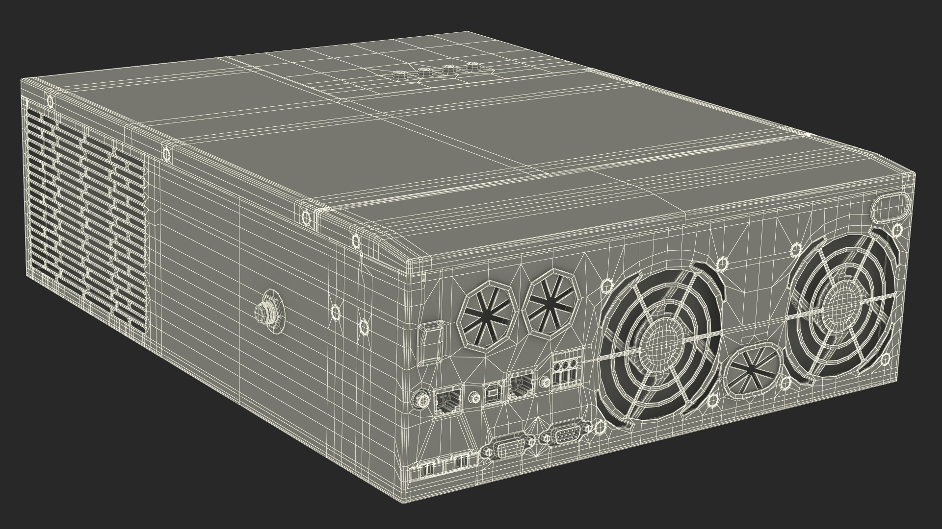 Solar Inverter Charger 3D