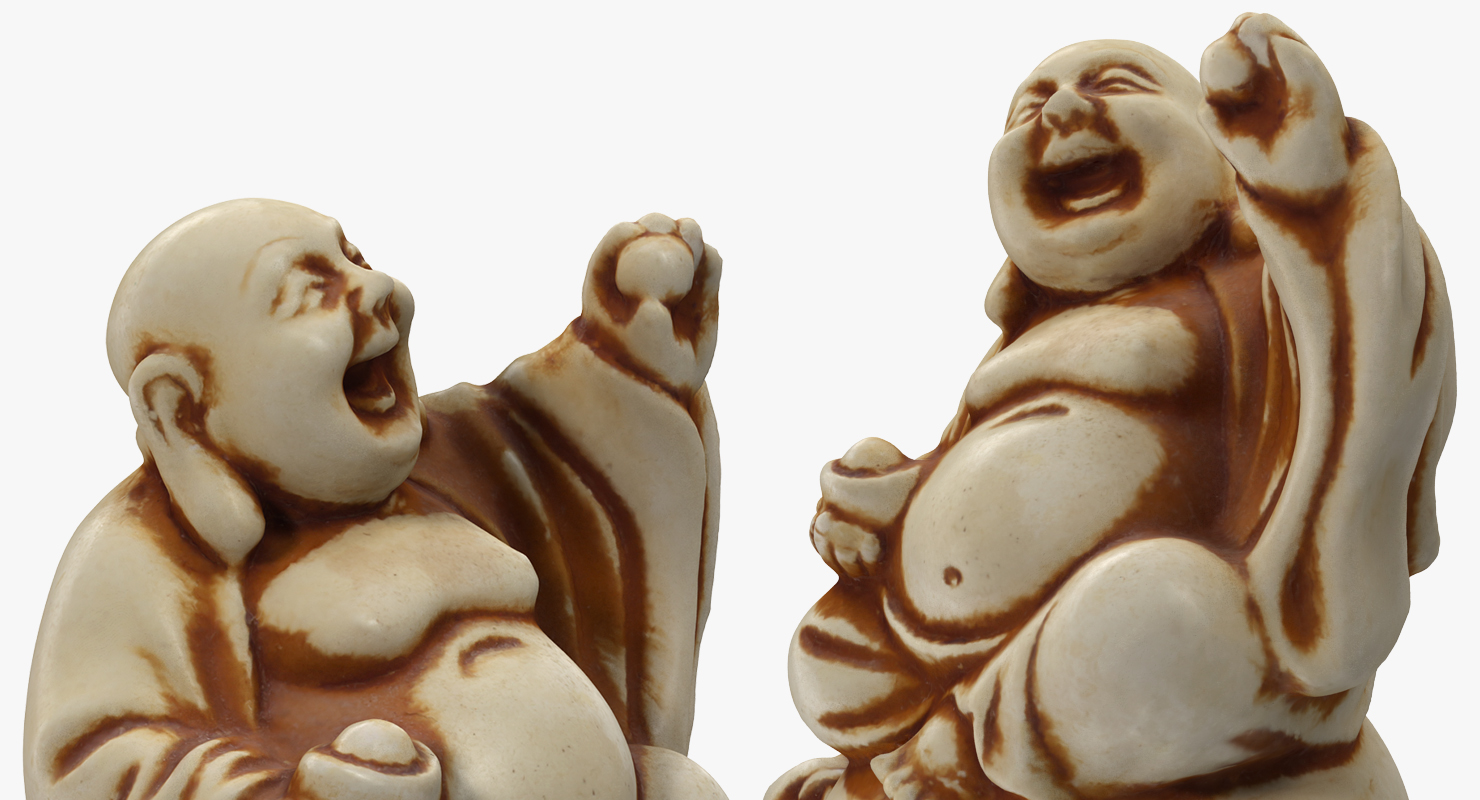 3D model Buddha Ivory Netsuke