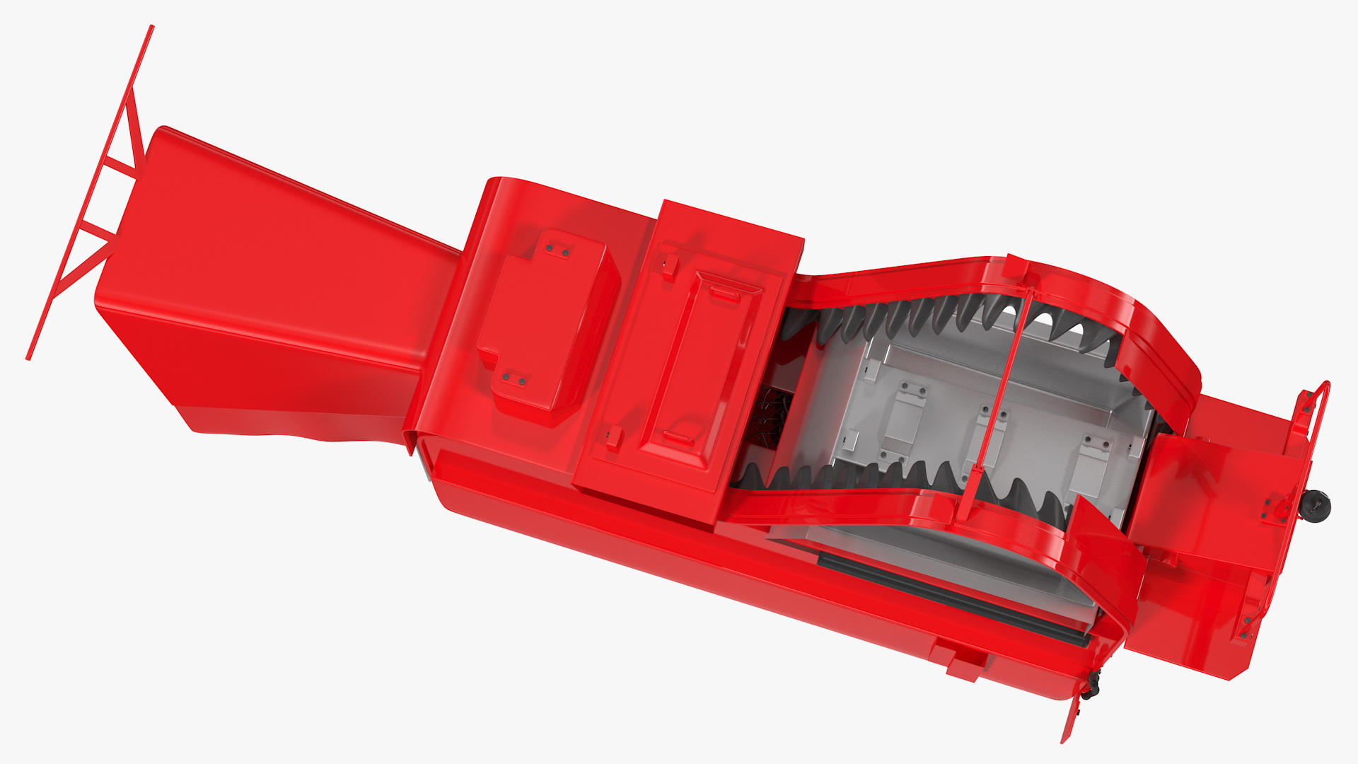 3D Olive Harvester Machine model
