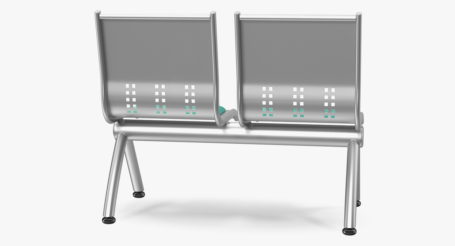 3D Reception Waiting Room Chair model