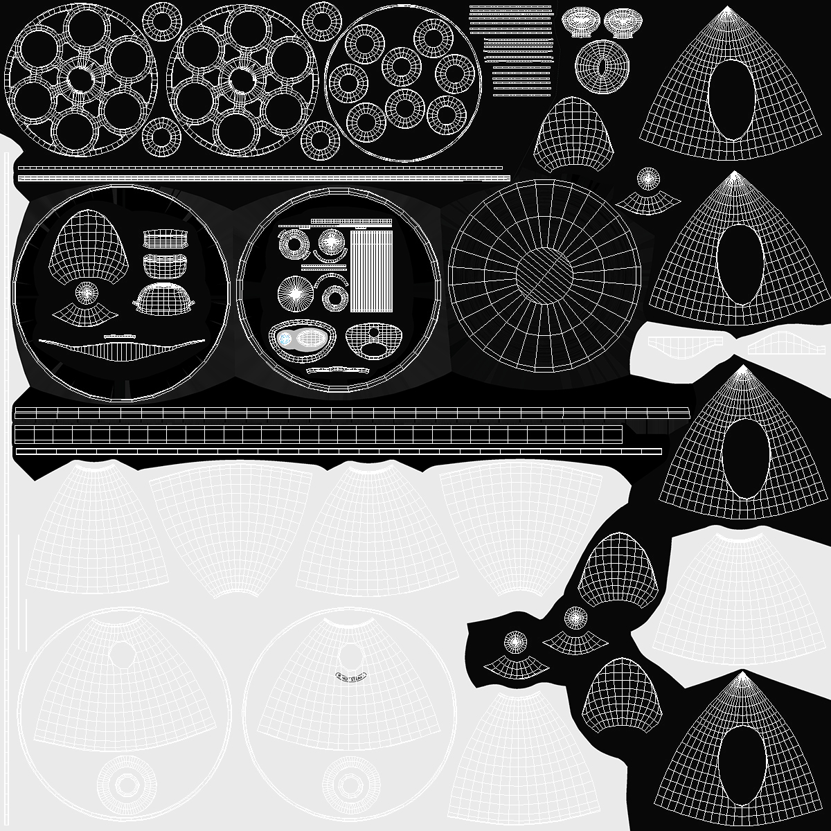 3D Black Egg Cooker