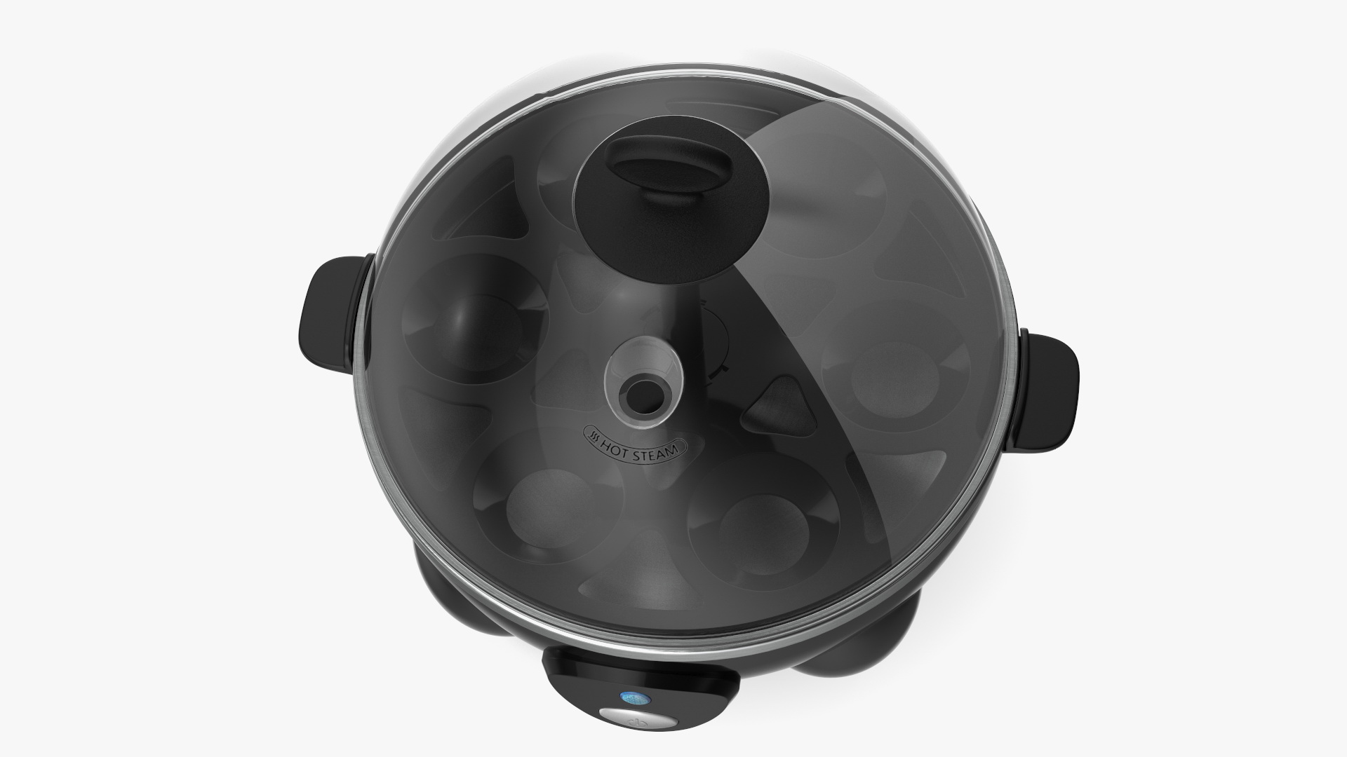 3D Black Egg Cooker