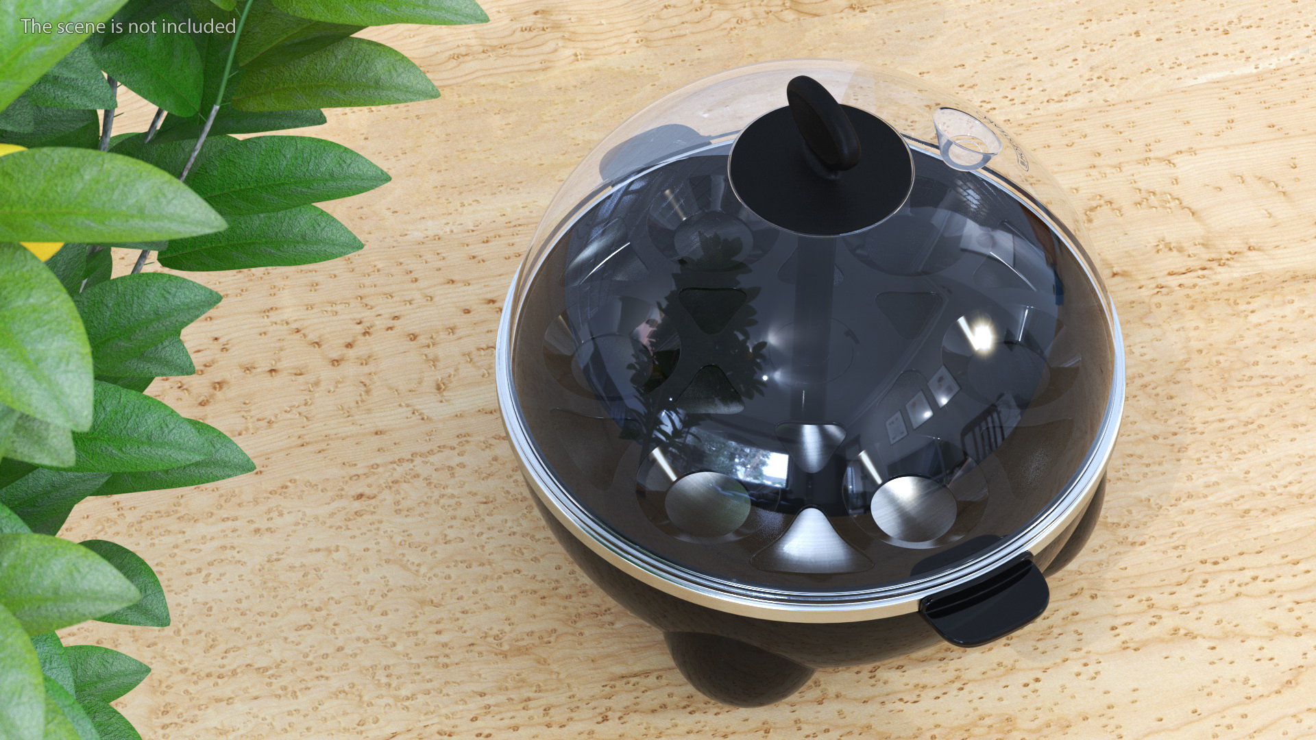 3D Black Egg Cooker