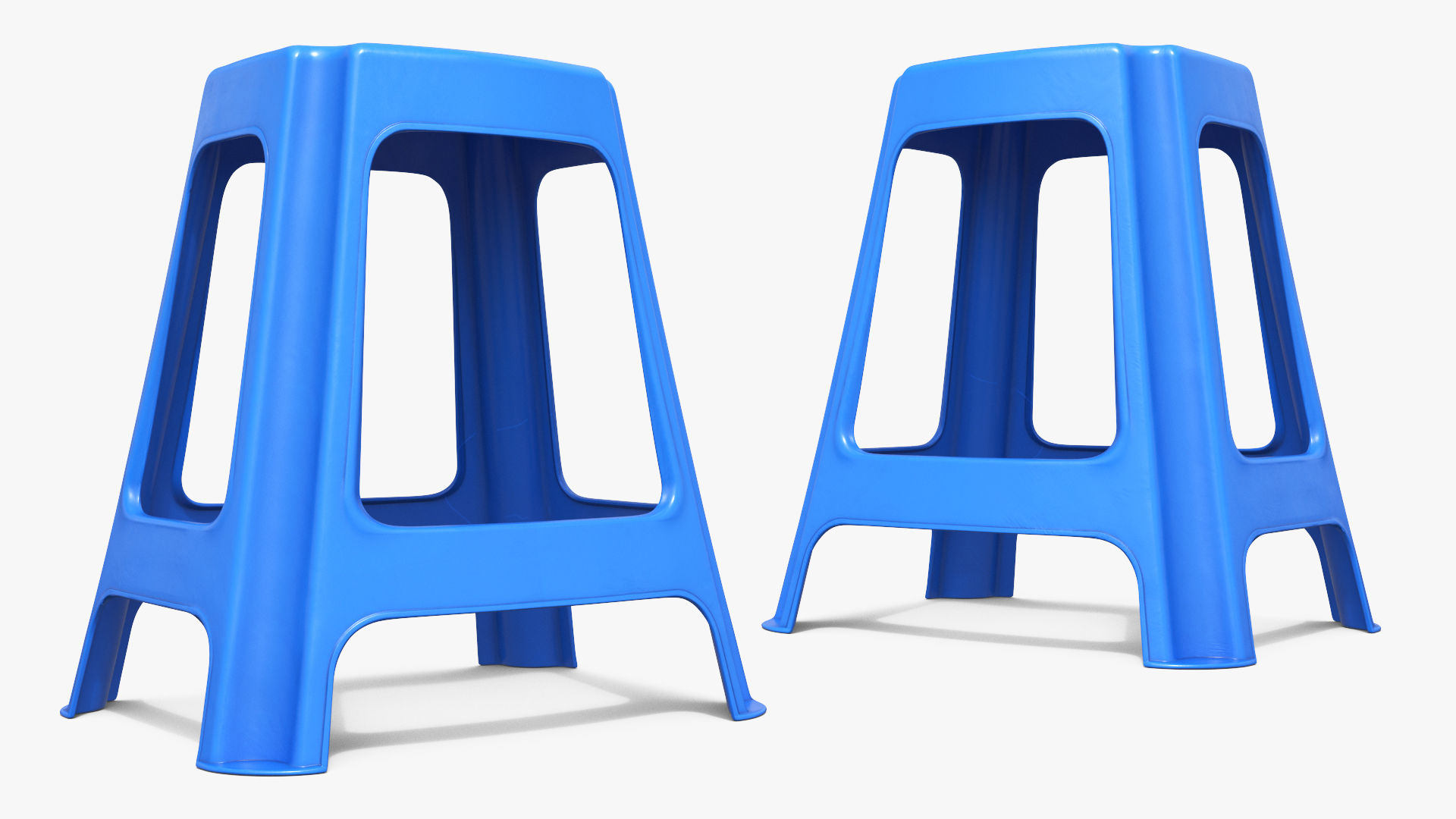 Nilkamal Plastic Stool Blue
