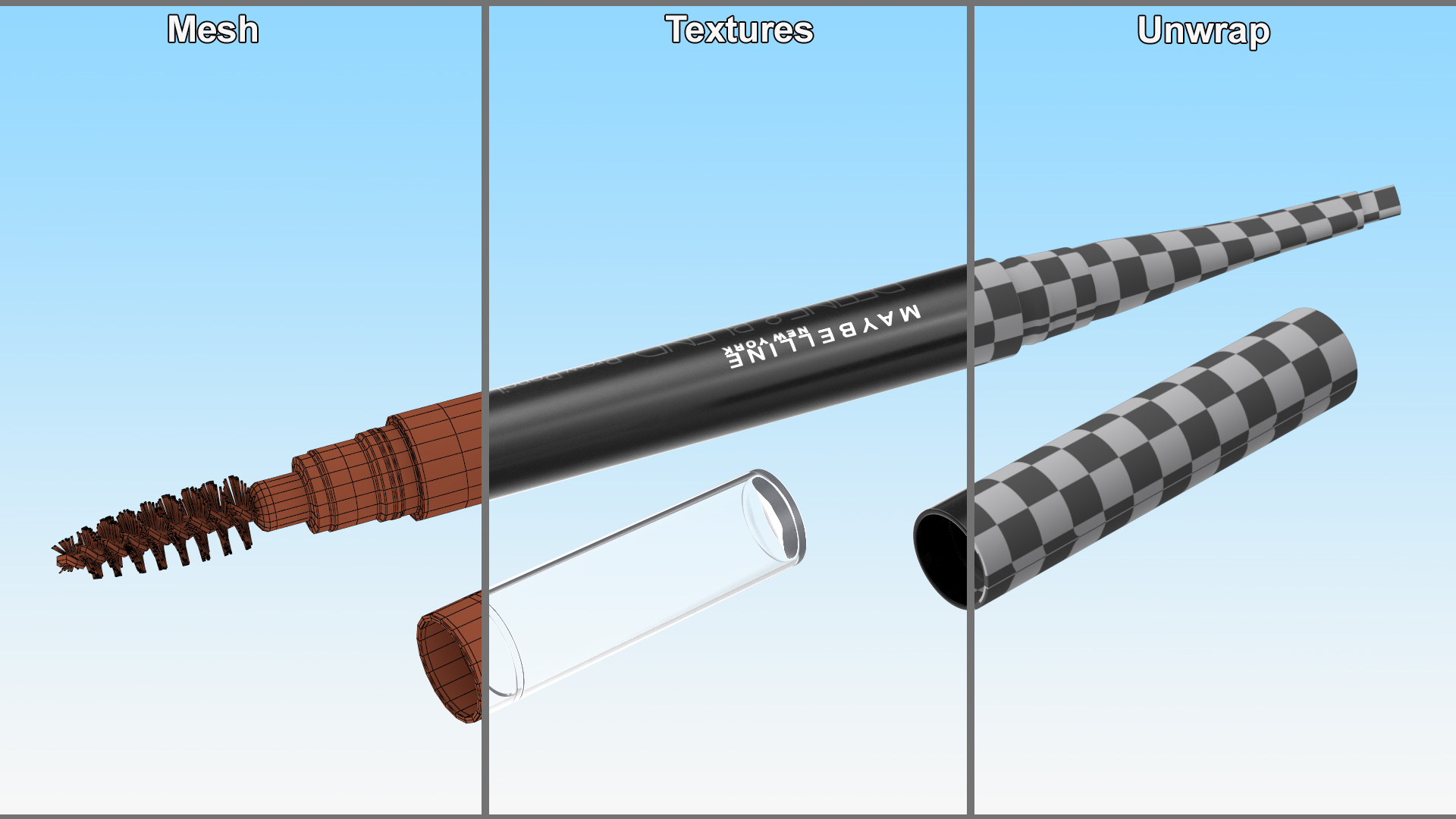Maybelline New Yorks Define and Blend Brow Pencil 3D model