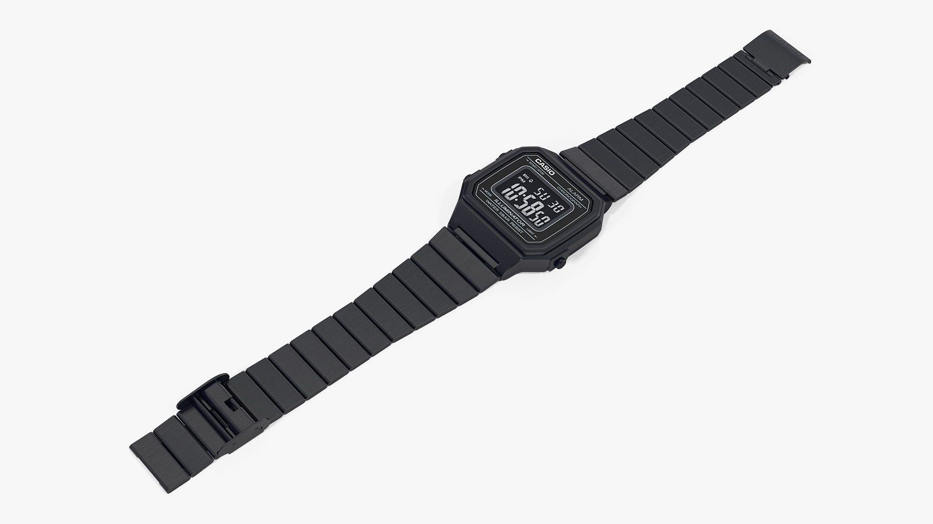 Classic Casio b650wd-1a Black 3D model