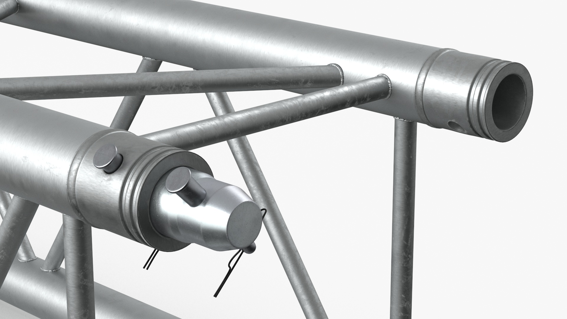 Square Truss Modular Straight 3D model