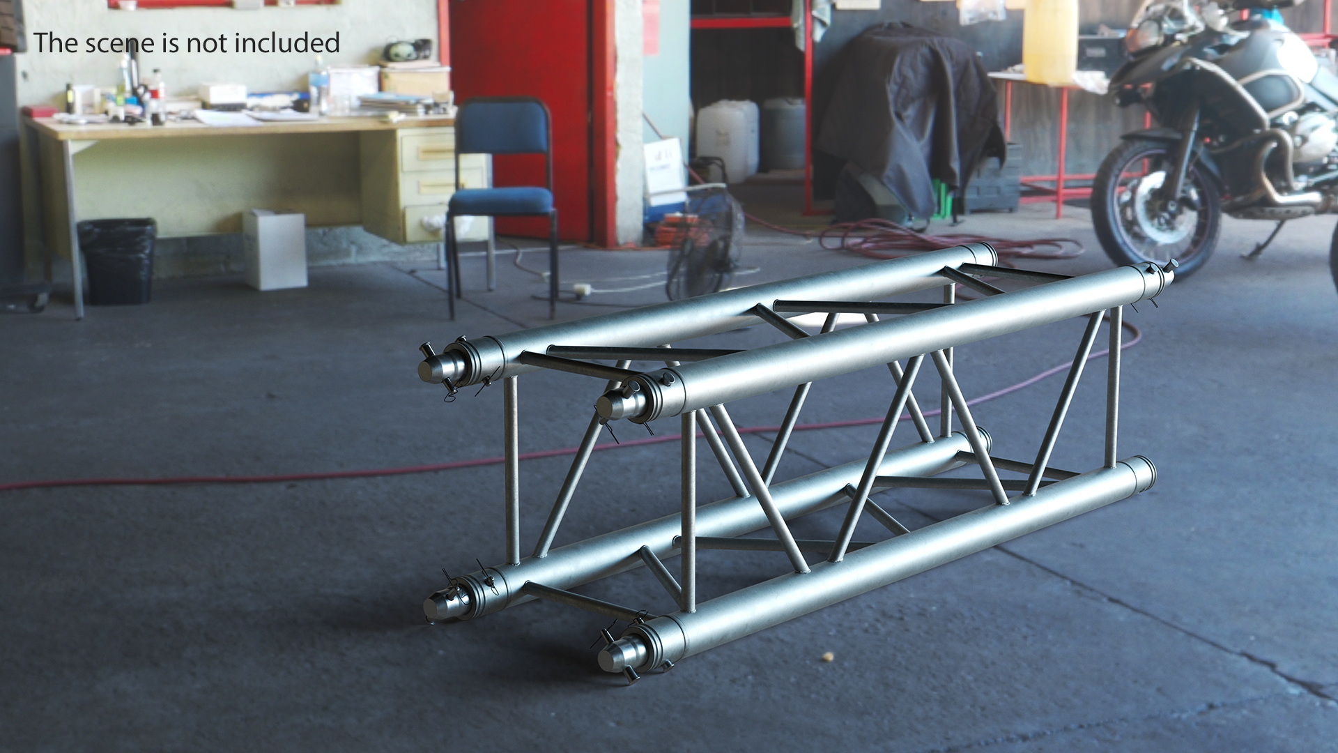 Square Truss Modular Straight 3D model