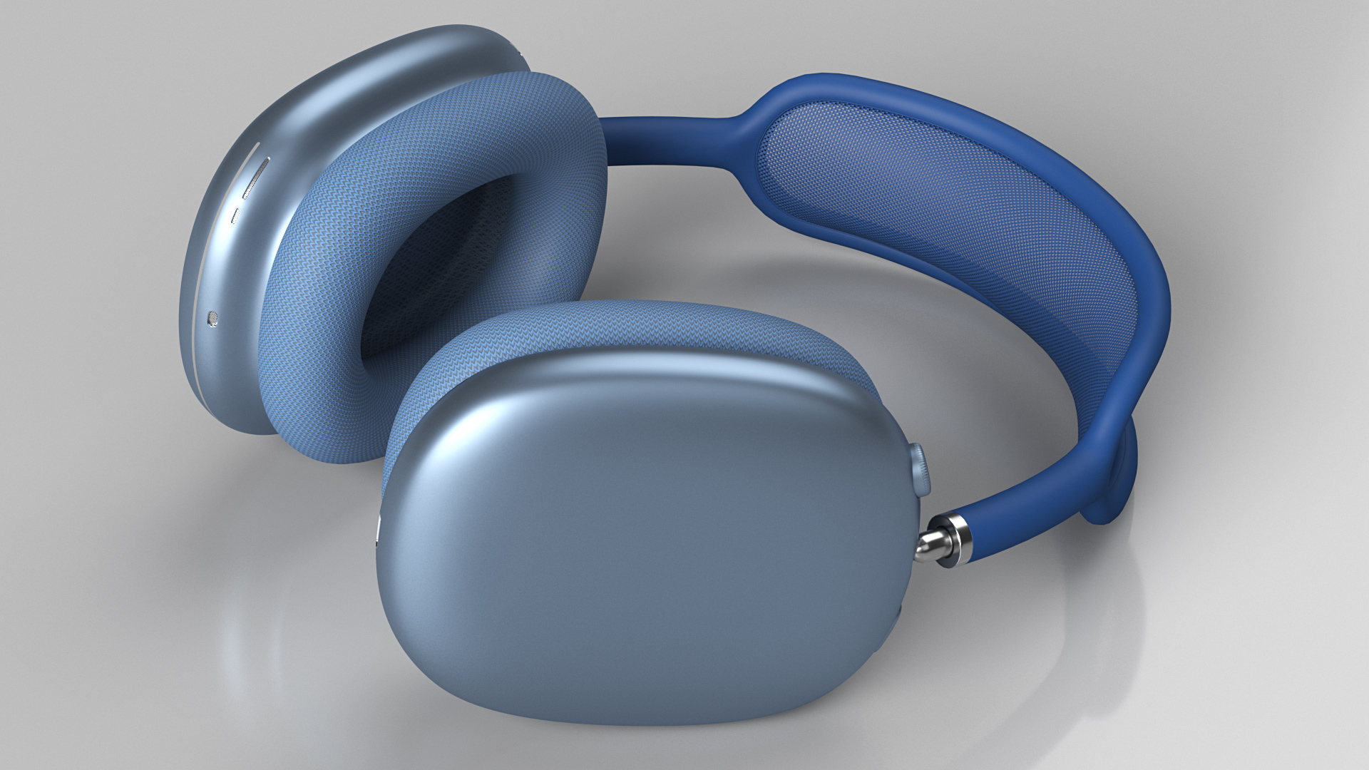 3D AirPods Max Headphones Sky Blue