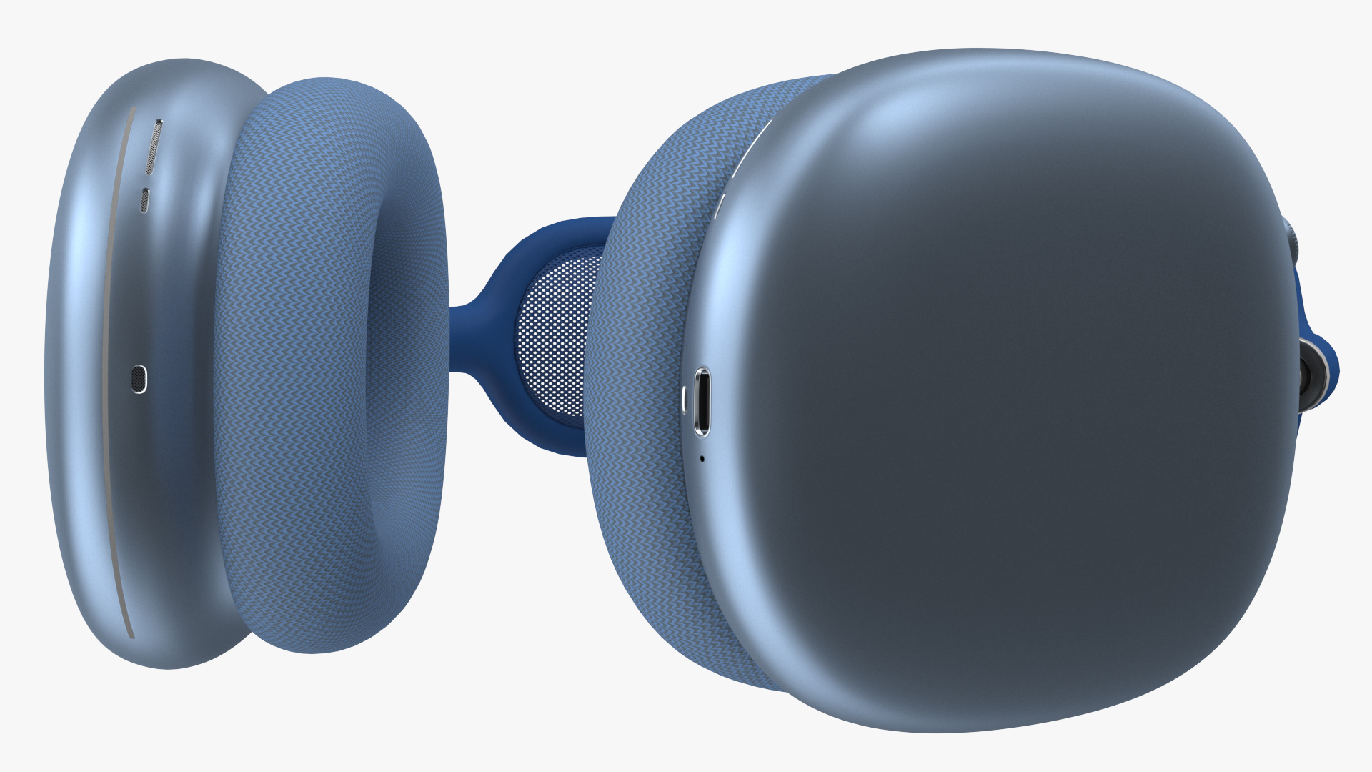 3D AirPods Max Headphones Sky Blue
