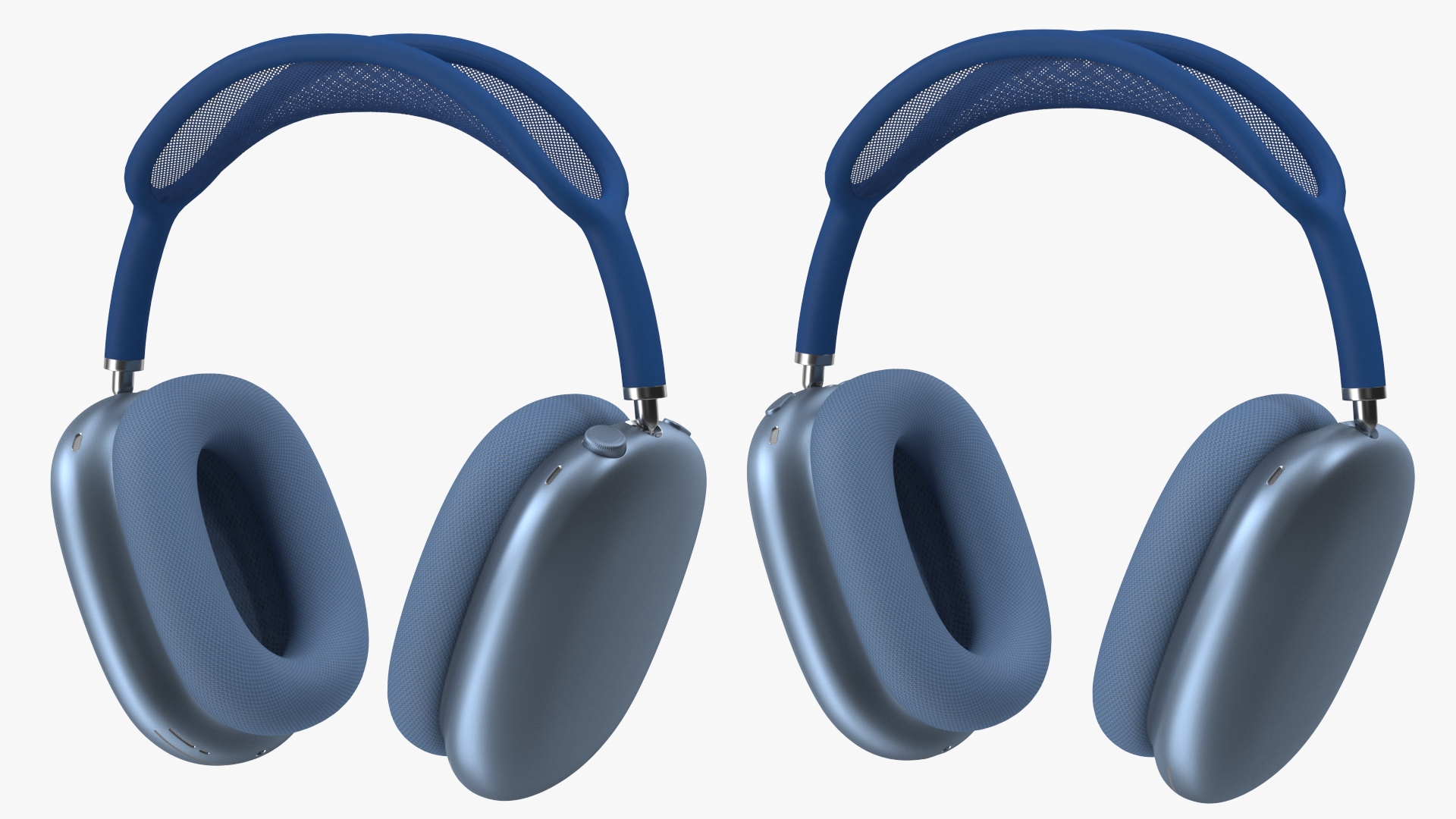 3D AirPods Max Headphones Sky Blue
