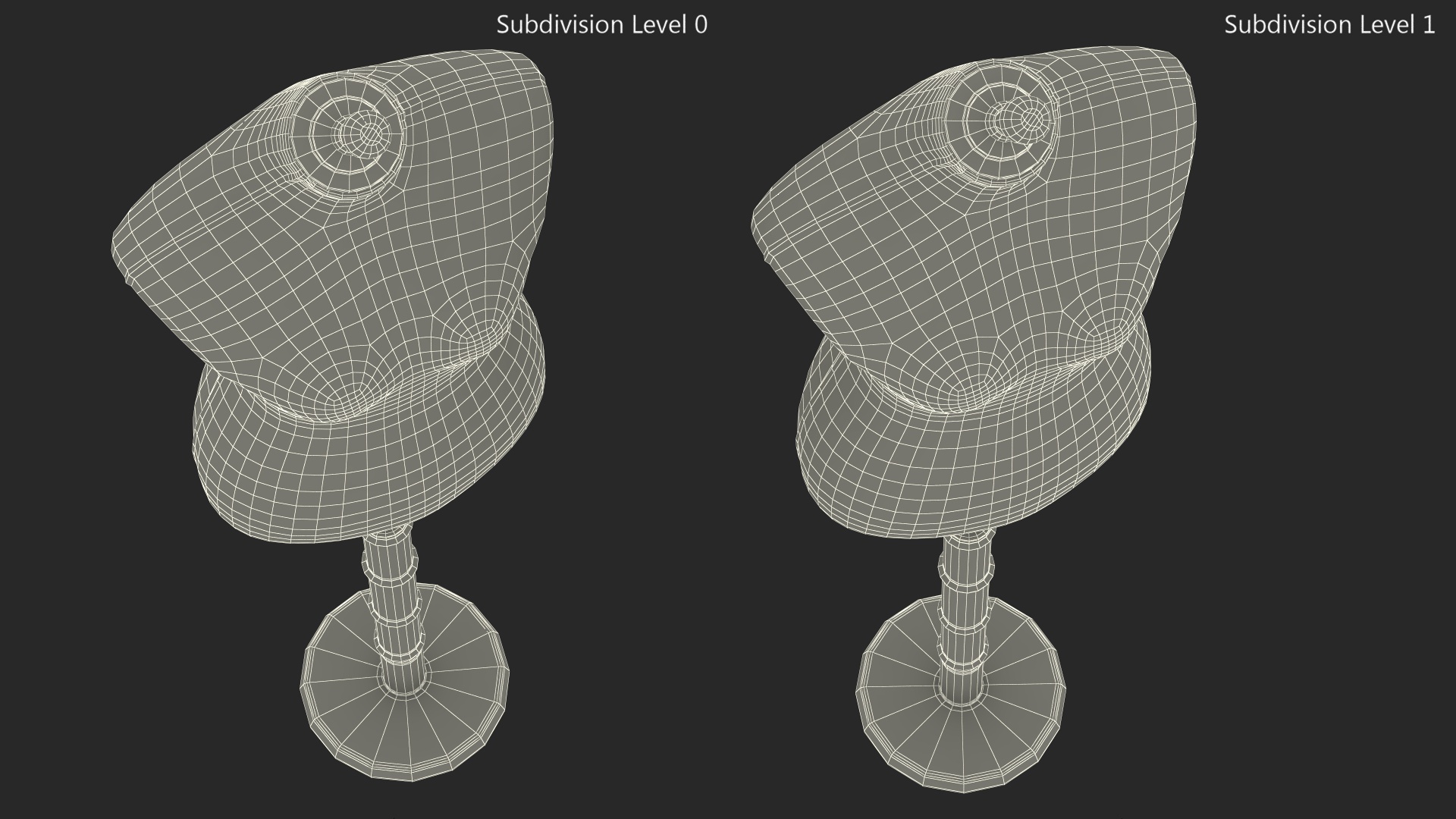 3D model Female Sewing Mannequin Torso with Stand