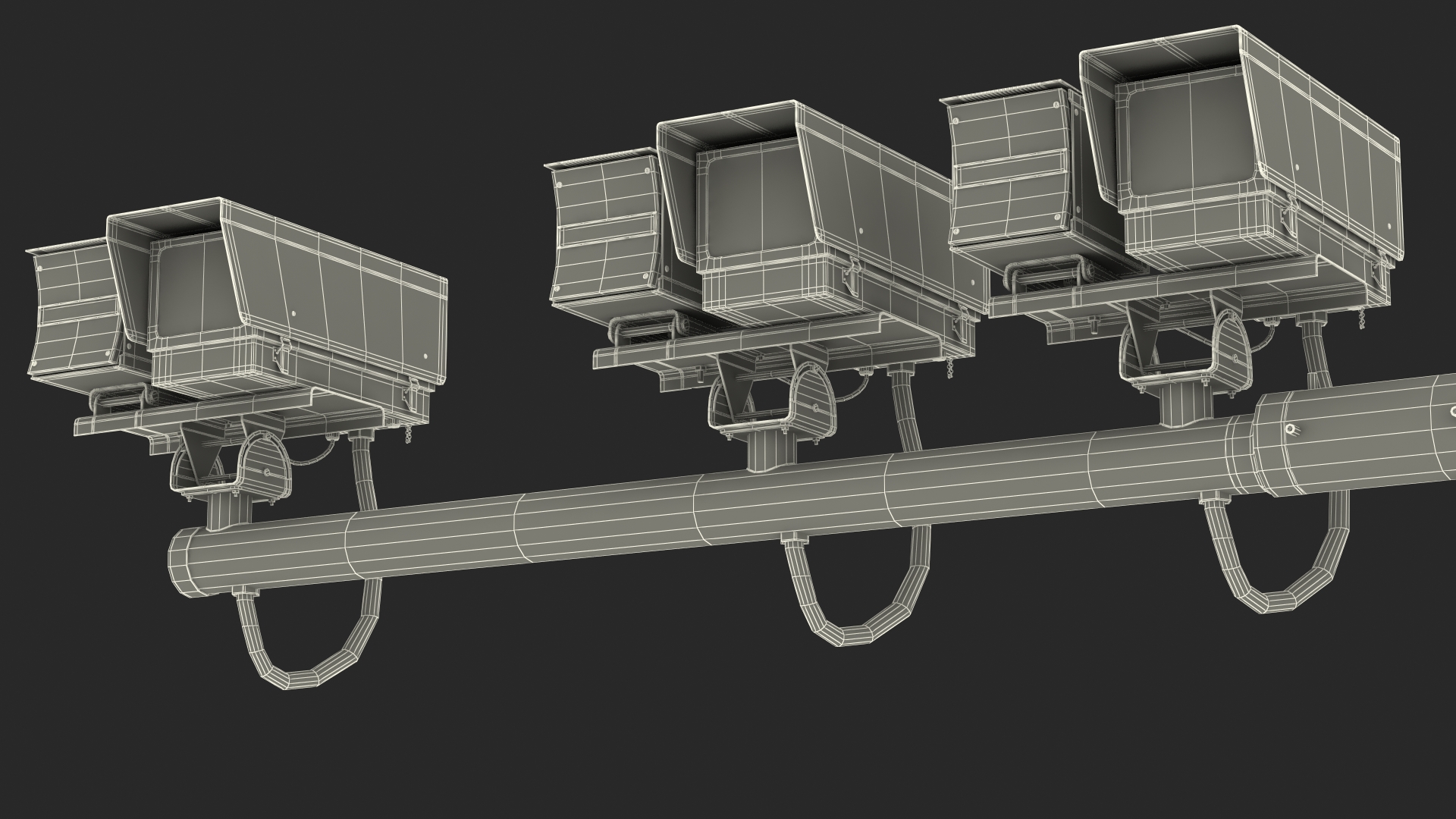 3D SPECS Average Speed Camera System on Pole