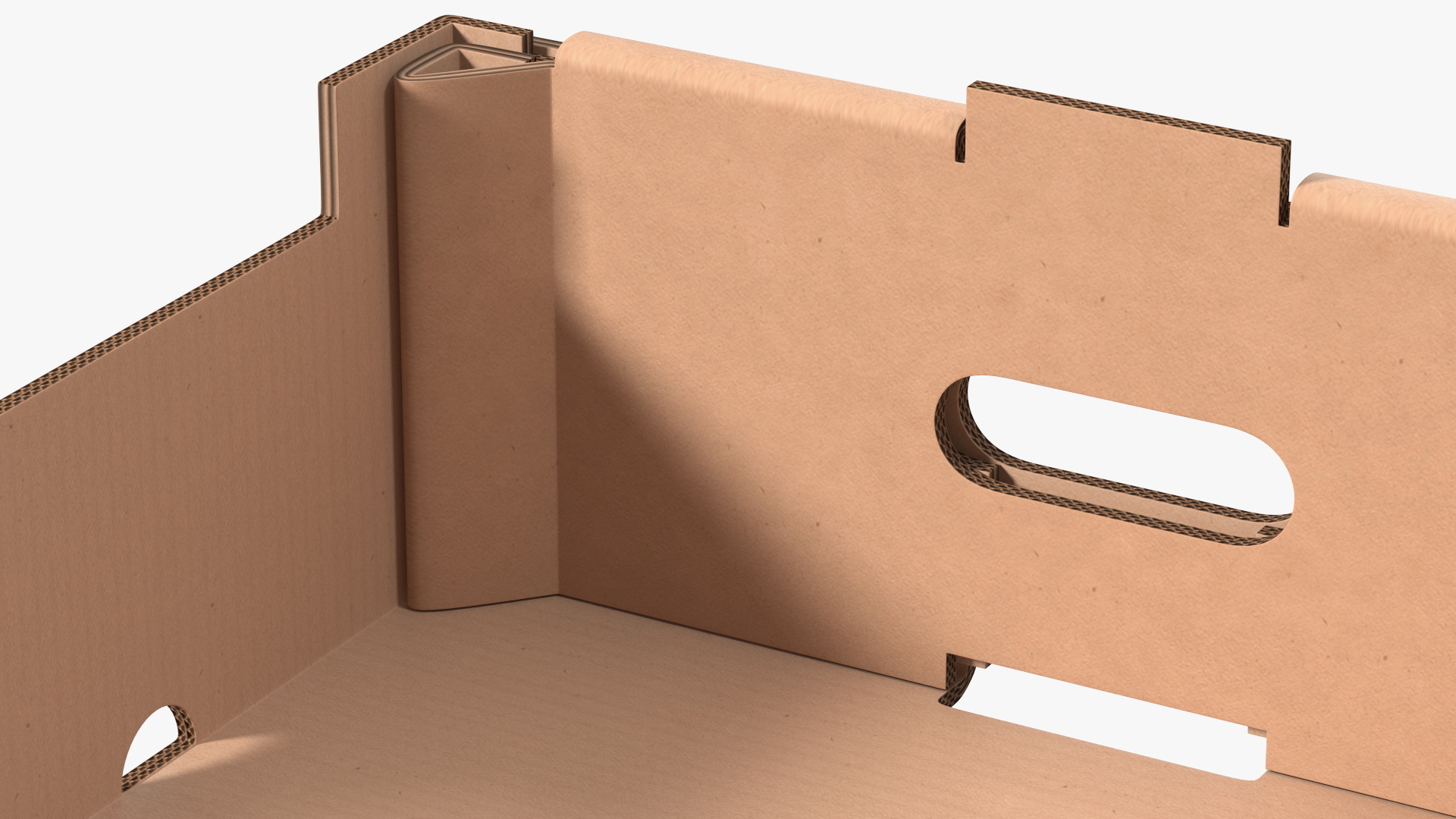 3D model Stackable Corrugated Fruit and Vegetable Tray