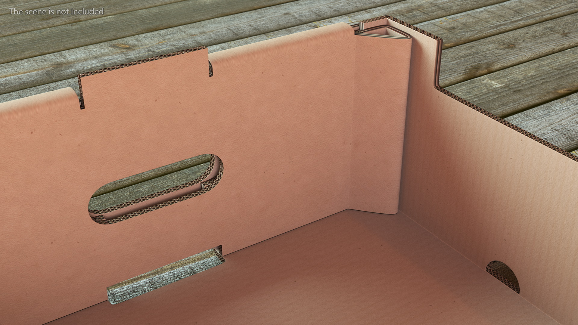 3D model Stackable Corrugated Fruit and Vegetable Tray