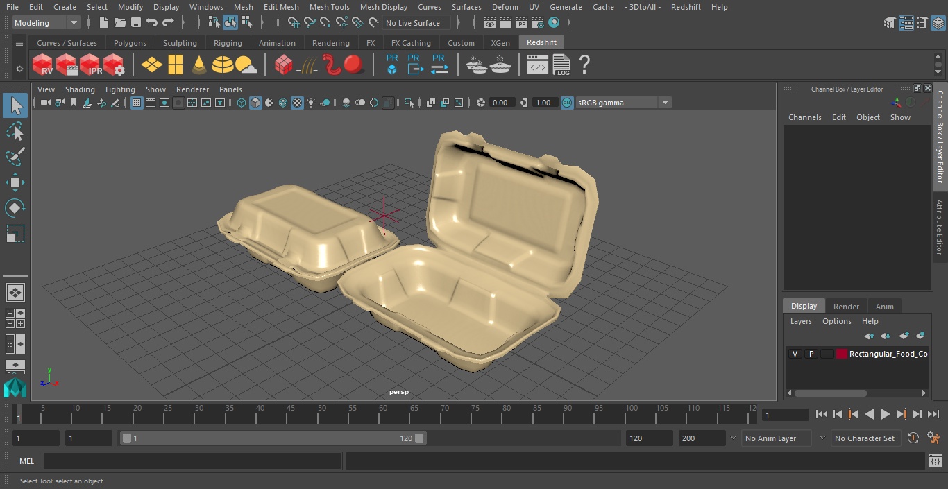 3D Bagasse Food Container Set