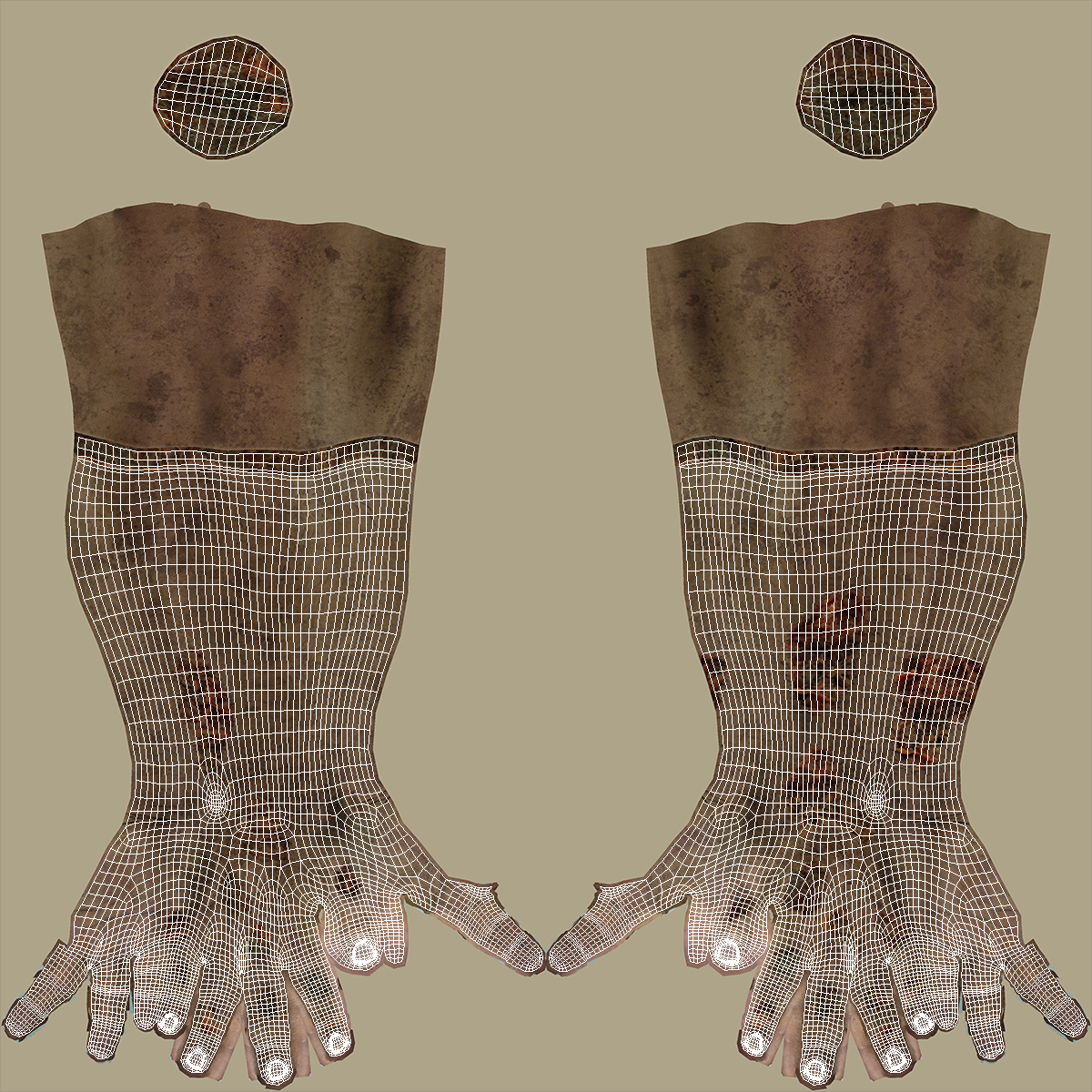 Realistic Zombie Hands 3D