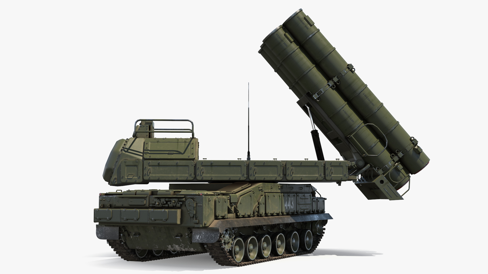 Buk M3 Russian Medium Range Air Defense Missile System 3D model