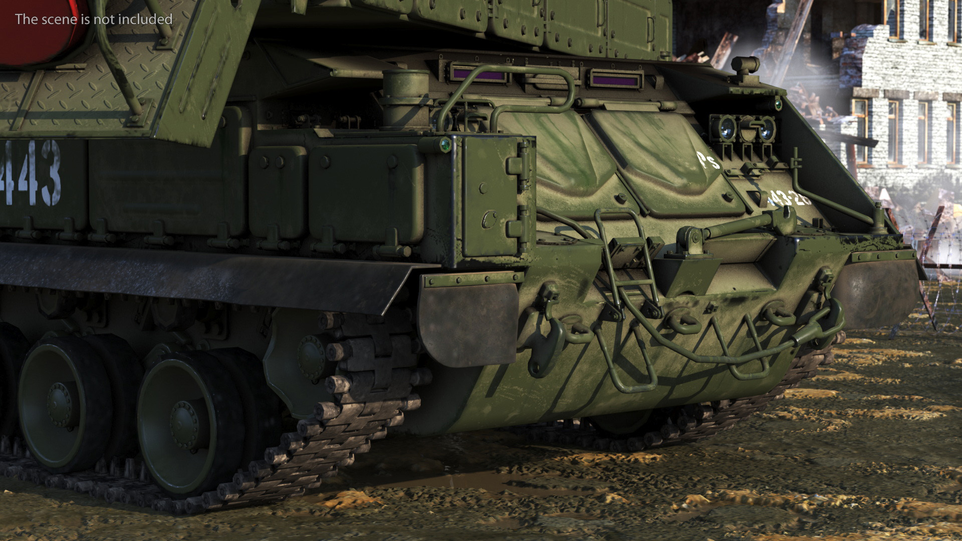 Buk M3 Russian Medium Range Air Defense Missile System 3D model