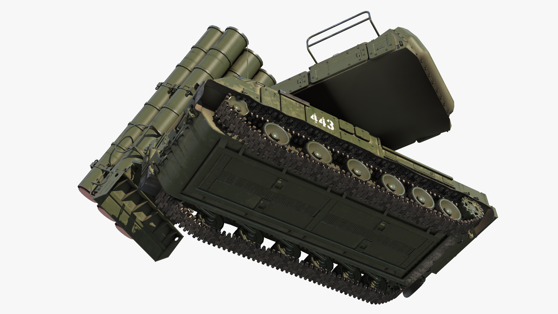 Buk M3 Russian Medium Range Air Defense Missile System 3D model