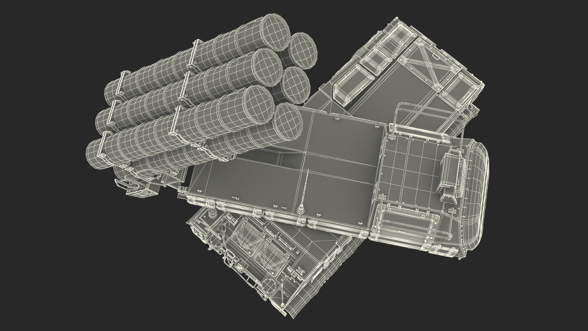 Buk M3 Russian Medium Range Air Defense Missile System 3D model