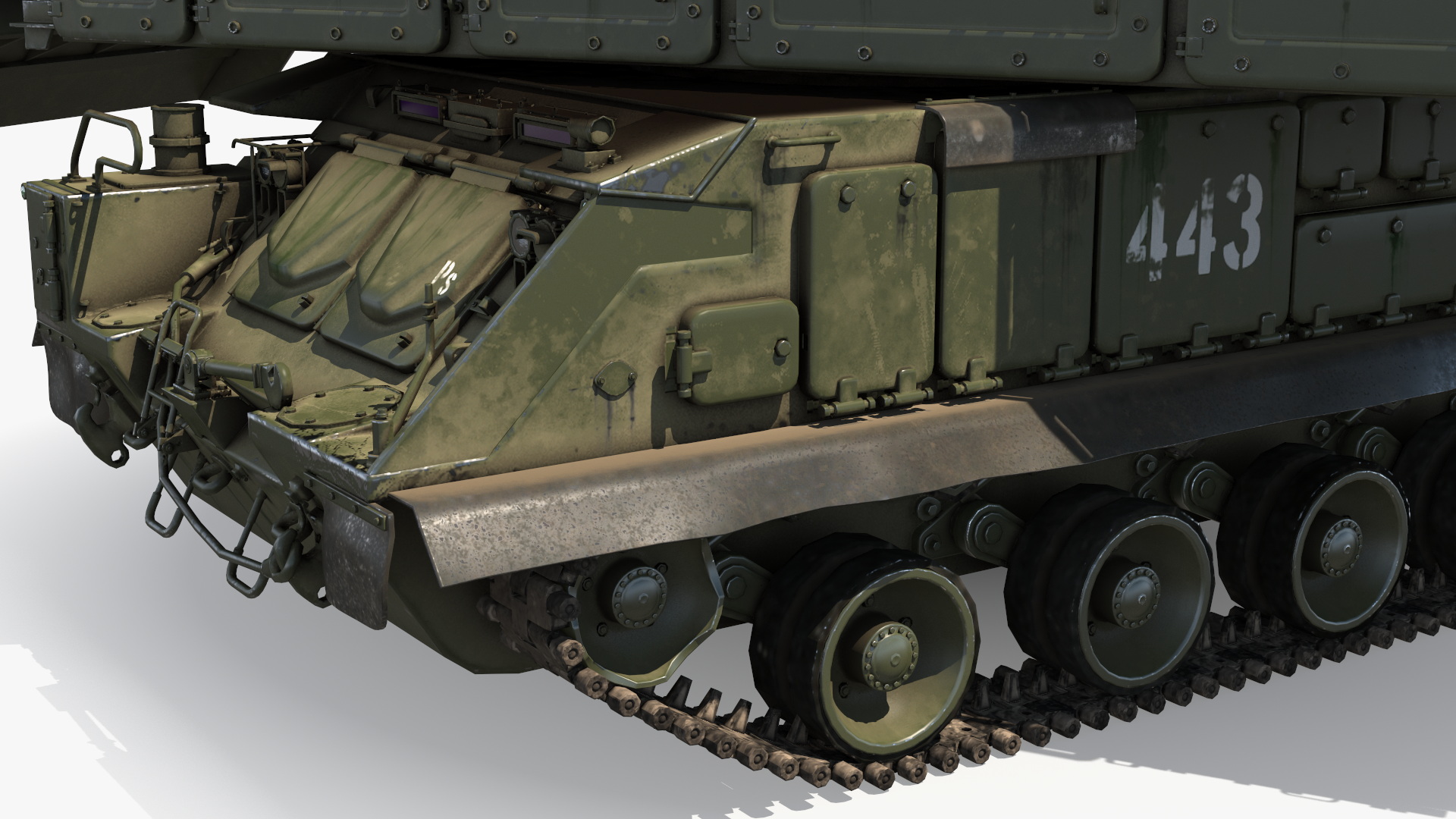Buk M3 Russian Medium Range Air Defense Missile System 3D model