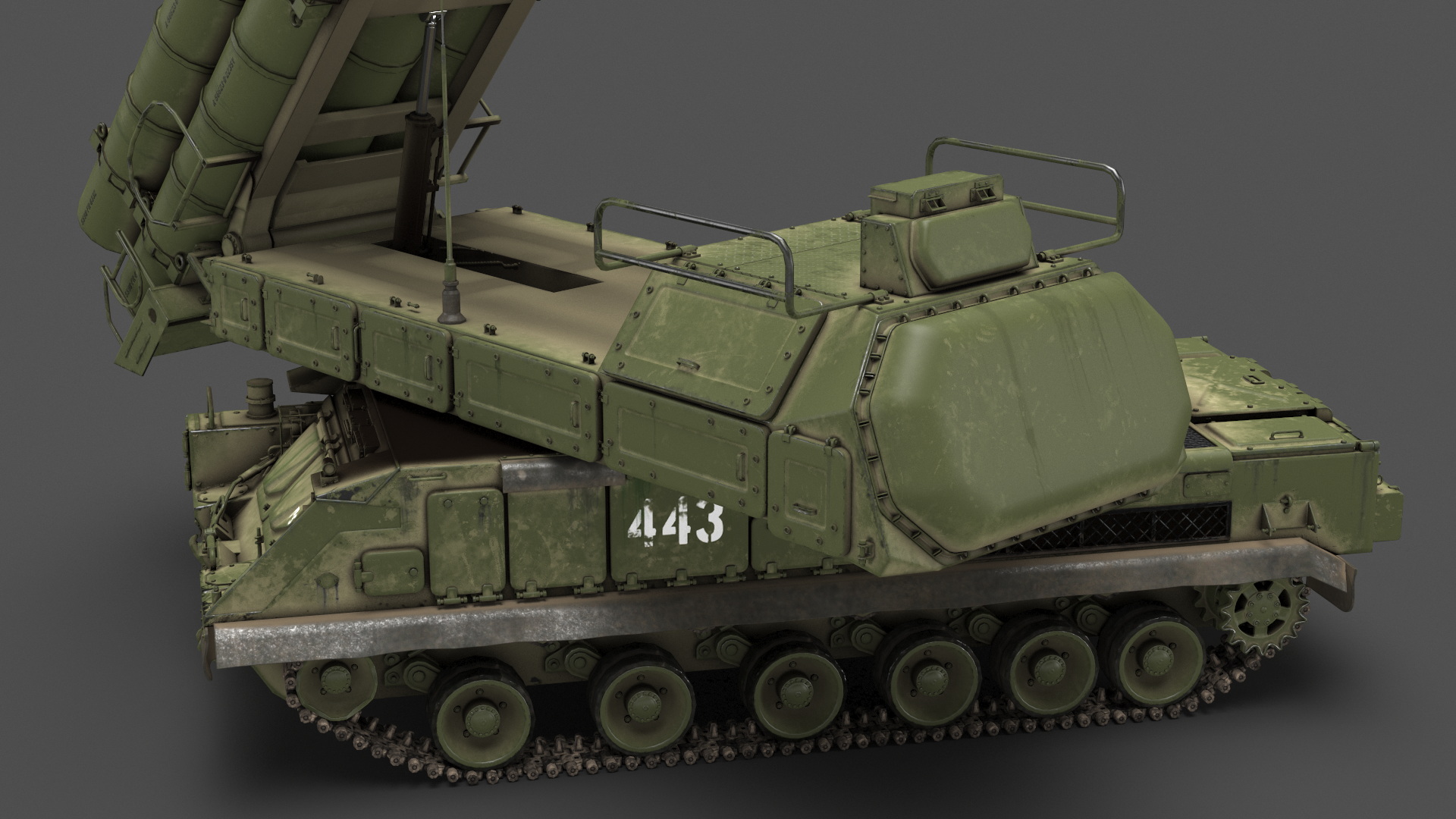 Buk M3 Russian Medium Range Air Defense Missile System 3D model