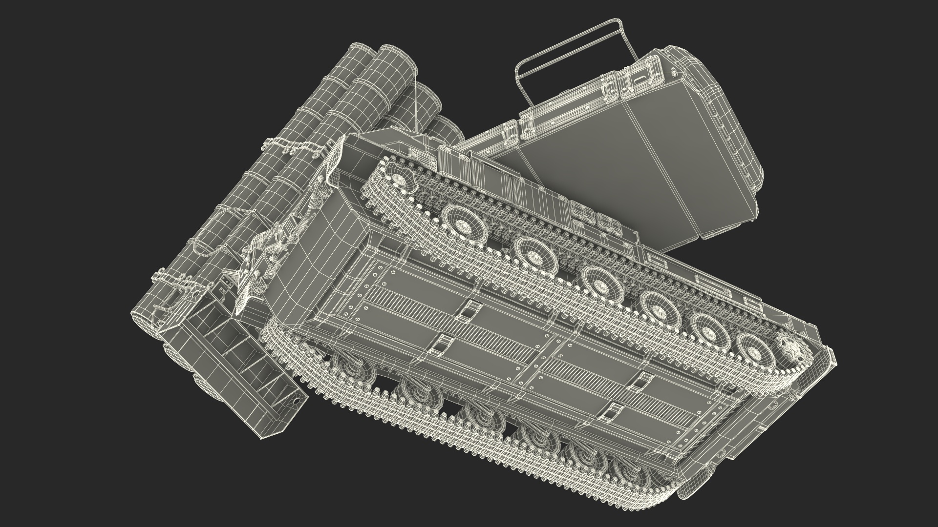Buk M3 Russian Medium Range Air Defense Missile System 3D model