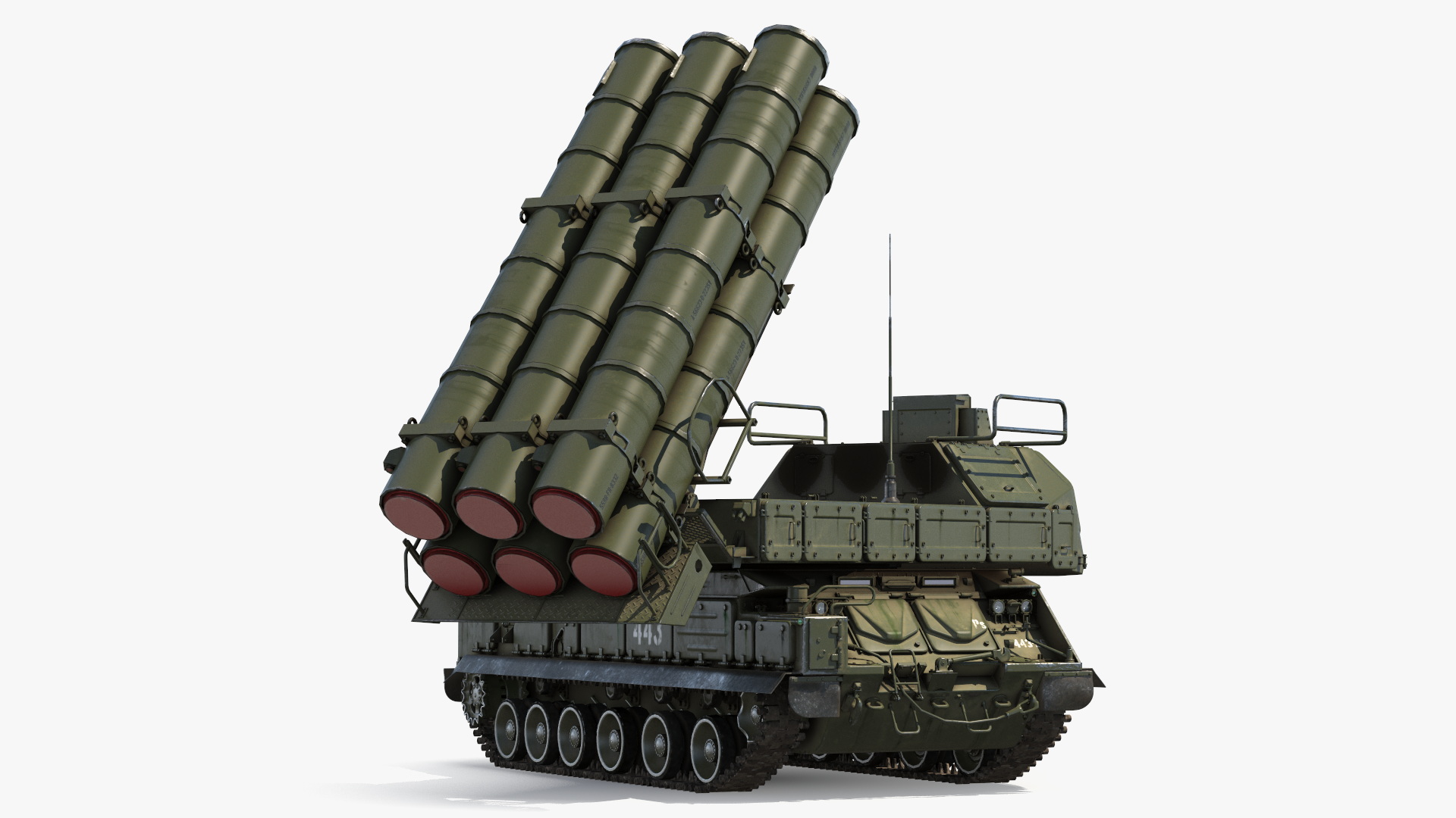 Buk M3 Russian Medium Range Air Defense Missile System 3D model