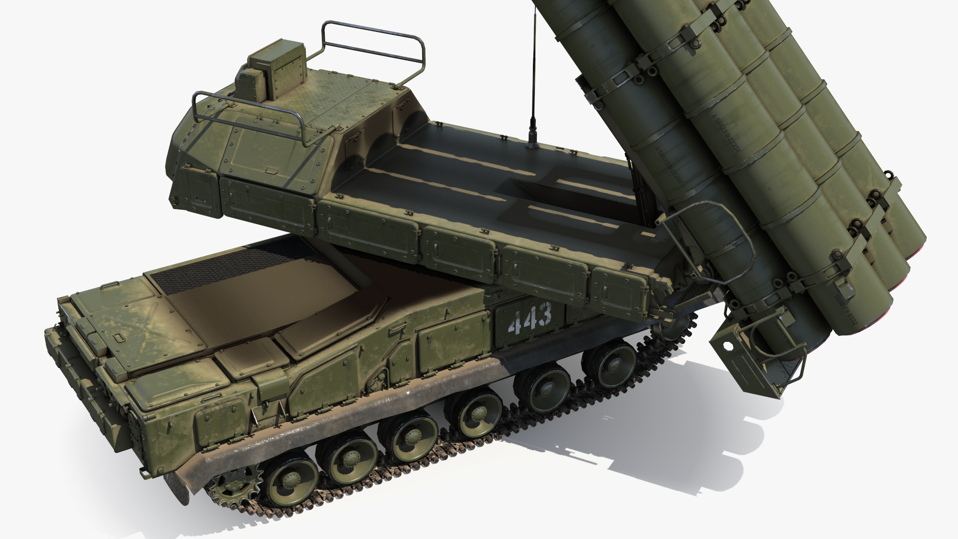 Buk M3 Russian Medium Range Air Defense Missile System 3D model
