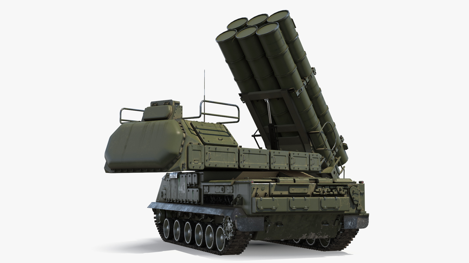 Buk M3 Russian Medium Range Air Defense Missile System 3D model