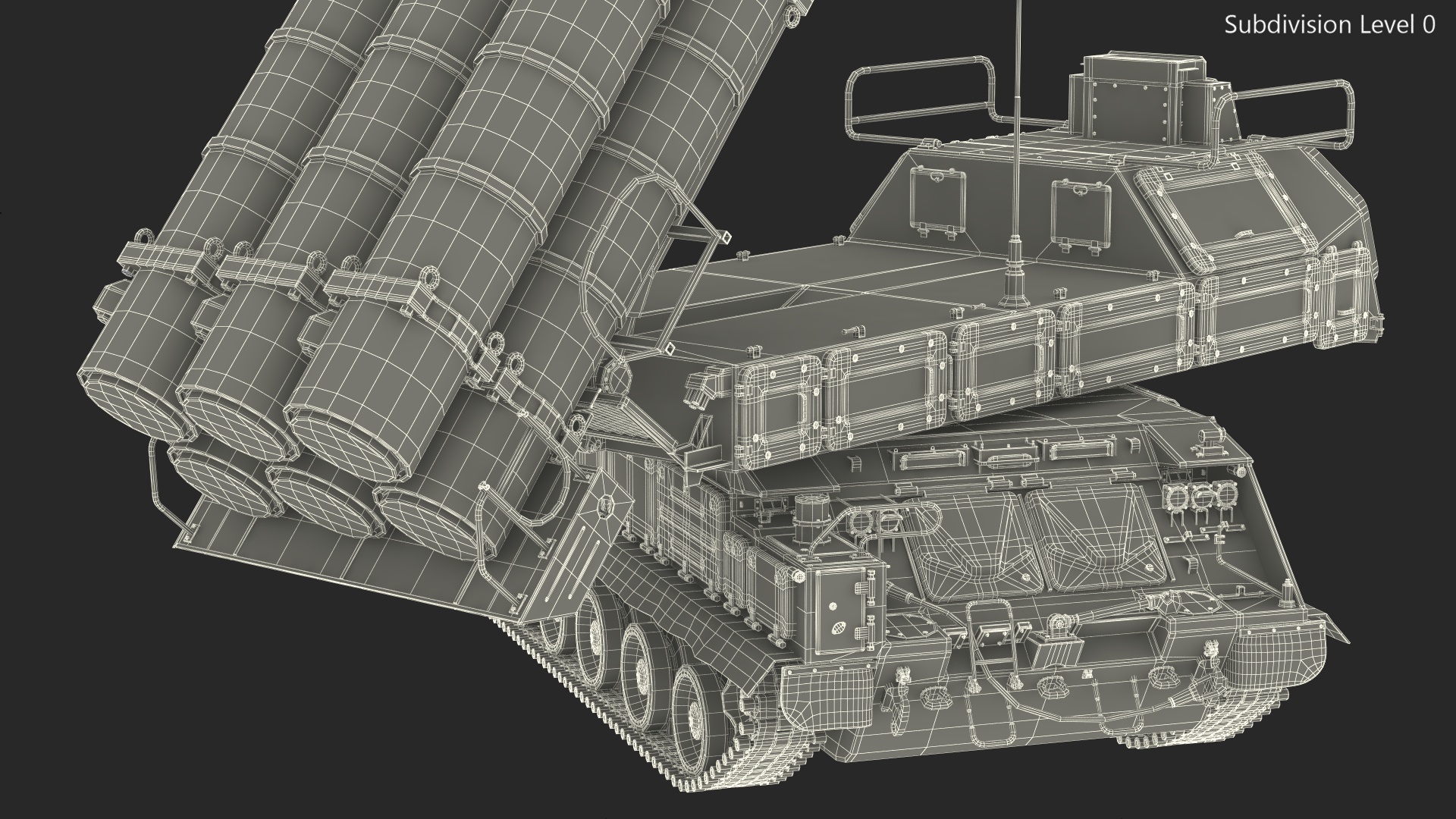 Buk M3 Russian Medium Range Air Defense Missile System 3D model