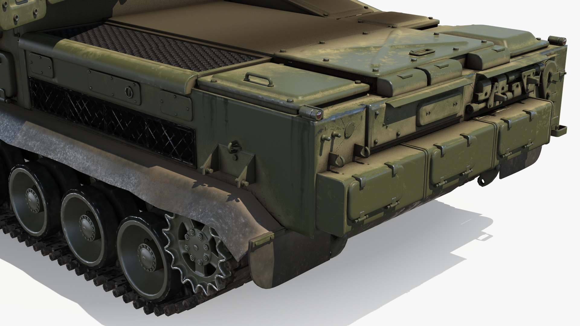 Buk M3 Russian Medium Range Air Defense Missile System 3D model