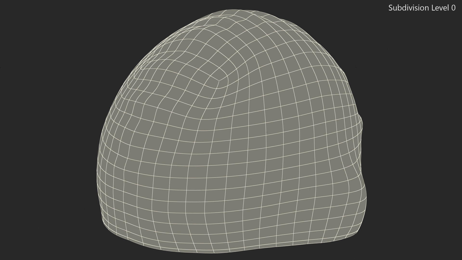 3D Waterproof Silicone Swim Cap model
