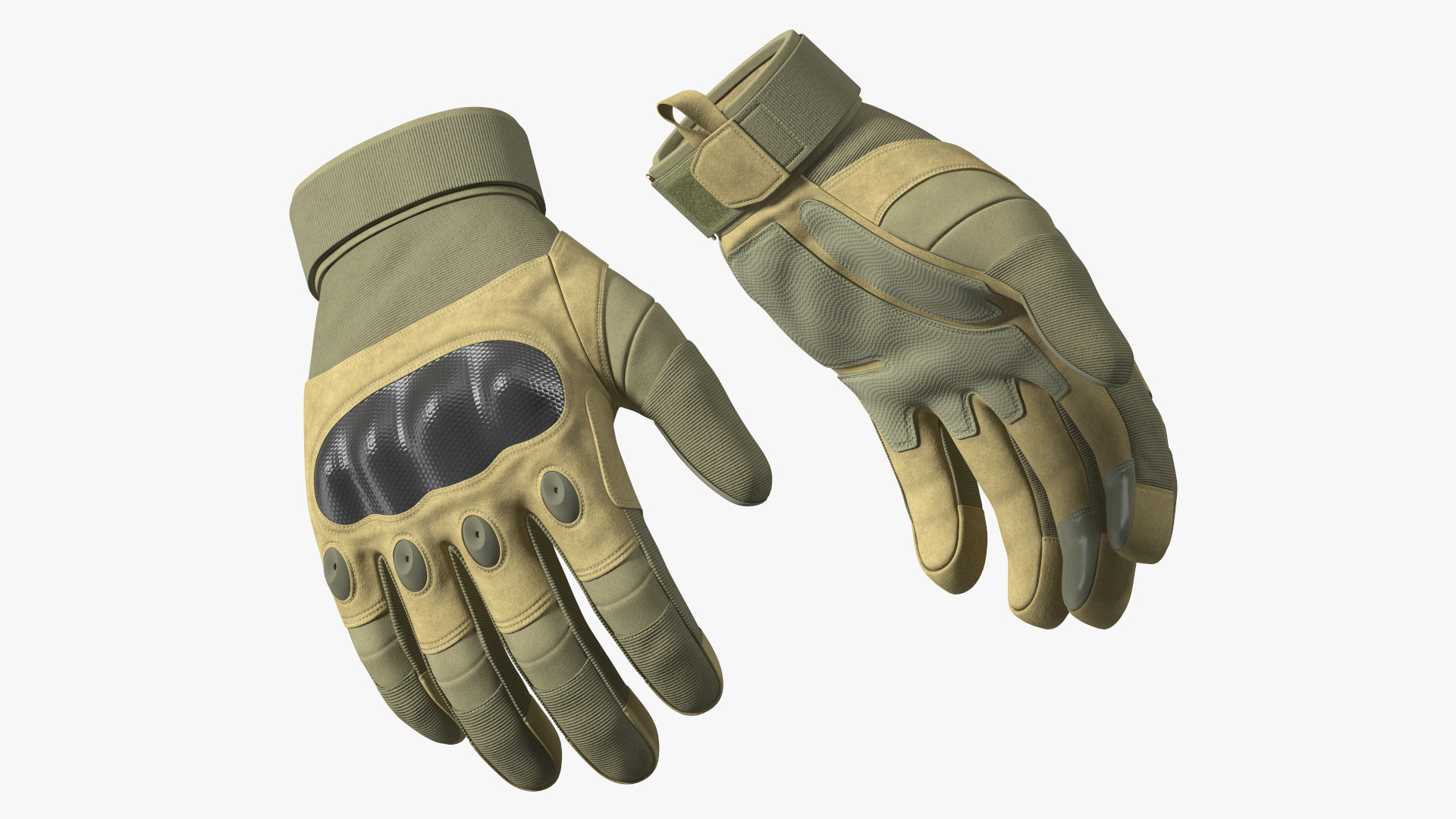 Tactical Gear Gloves Fur 3D model