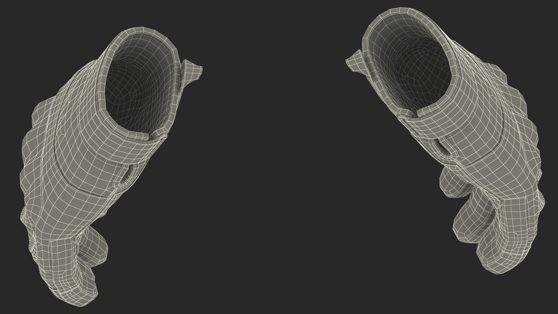 Tactical Gear Gloves Fur 3D model