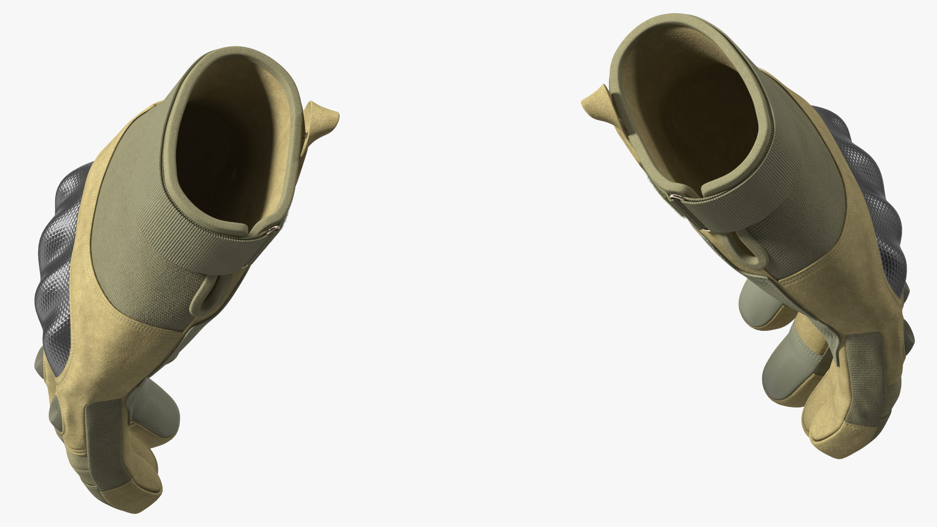 Tactical Gear Gloves Fur 3D model