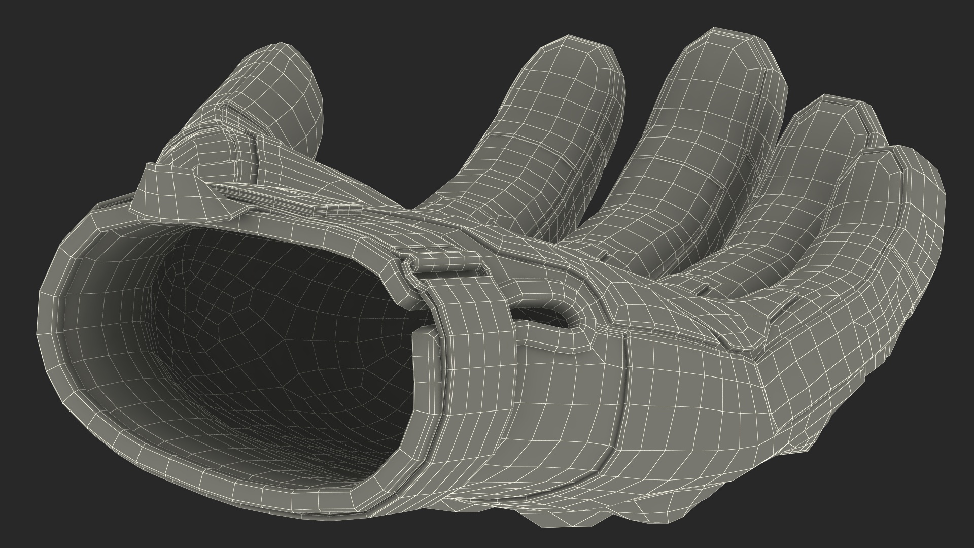 Tactical Gear Gloves Fur 3D model