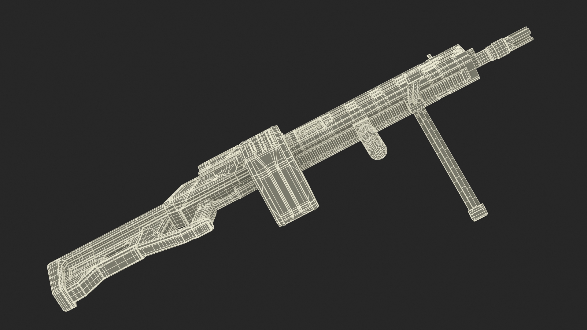 3D Worn Fantastic Machine Gun