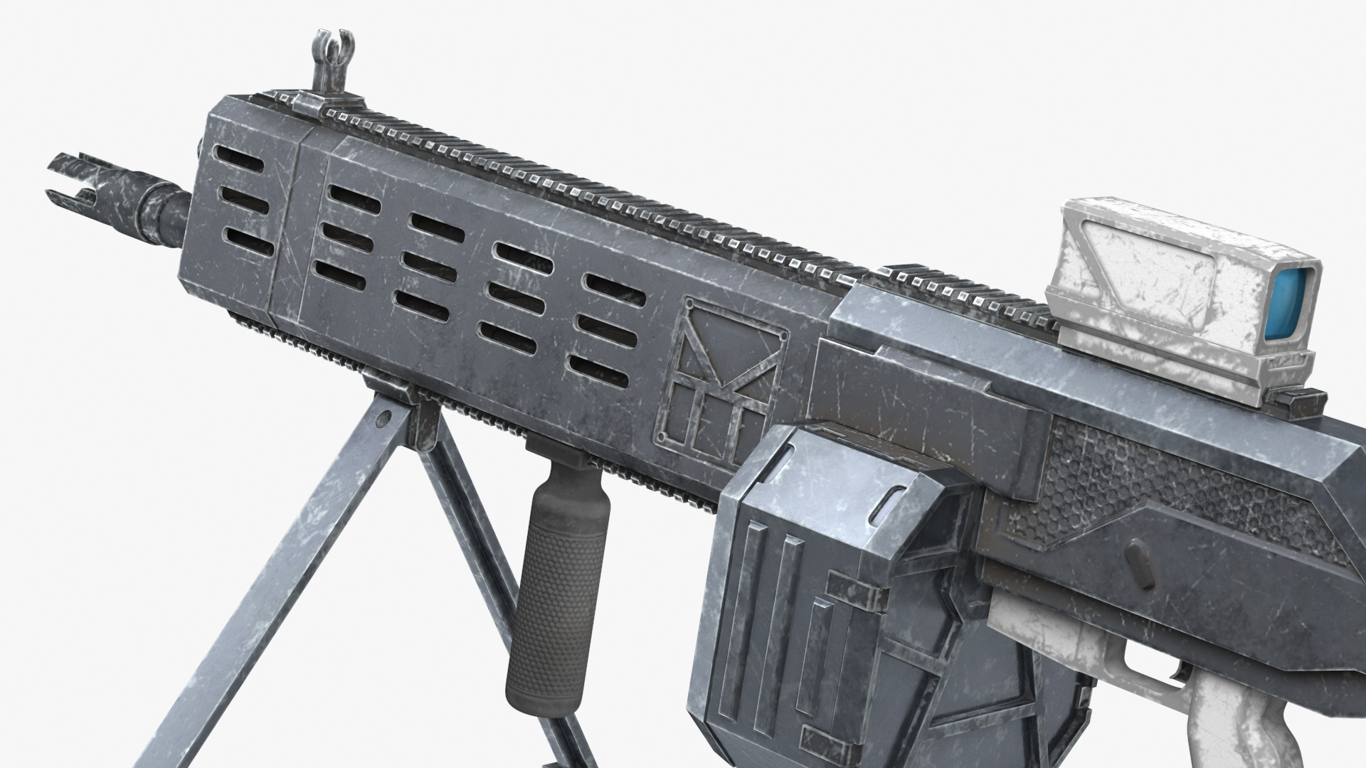 3D Worn Fantastic Machine Gun