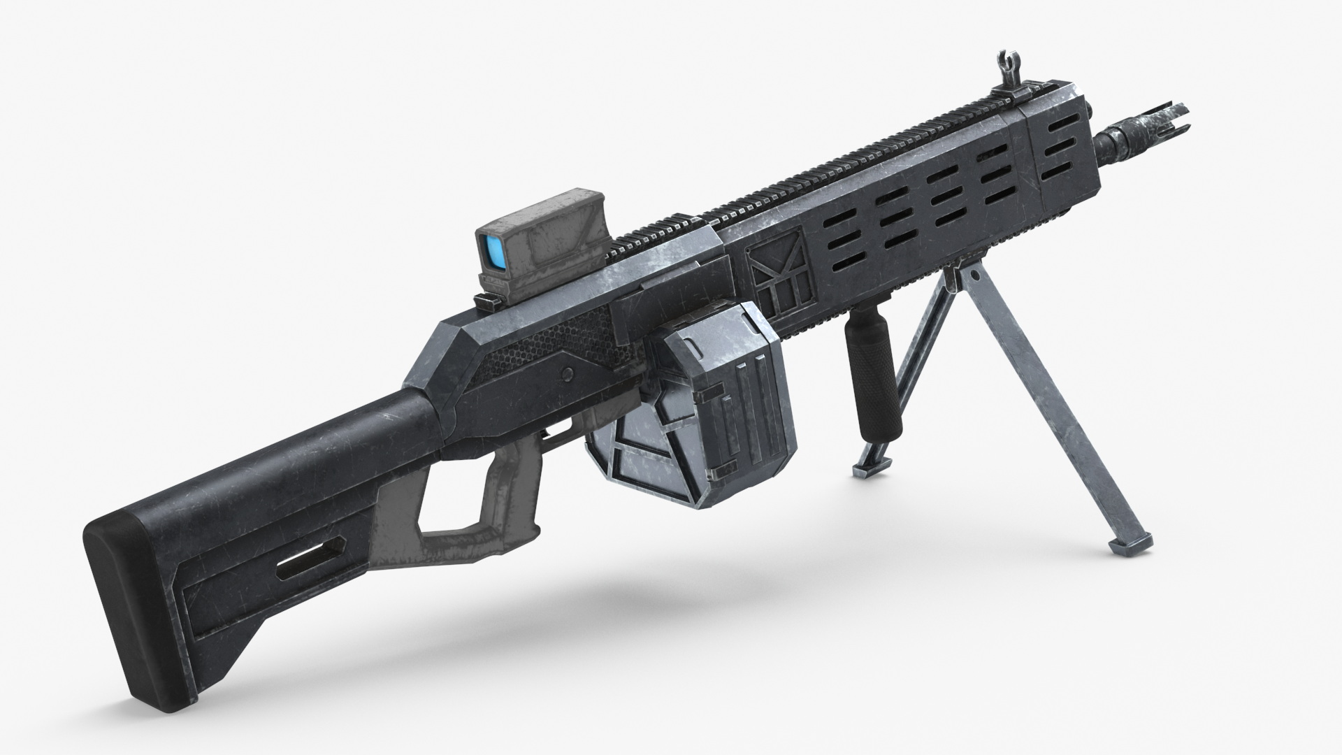 3D Worn Fantastic Machine Gun