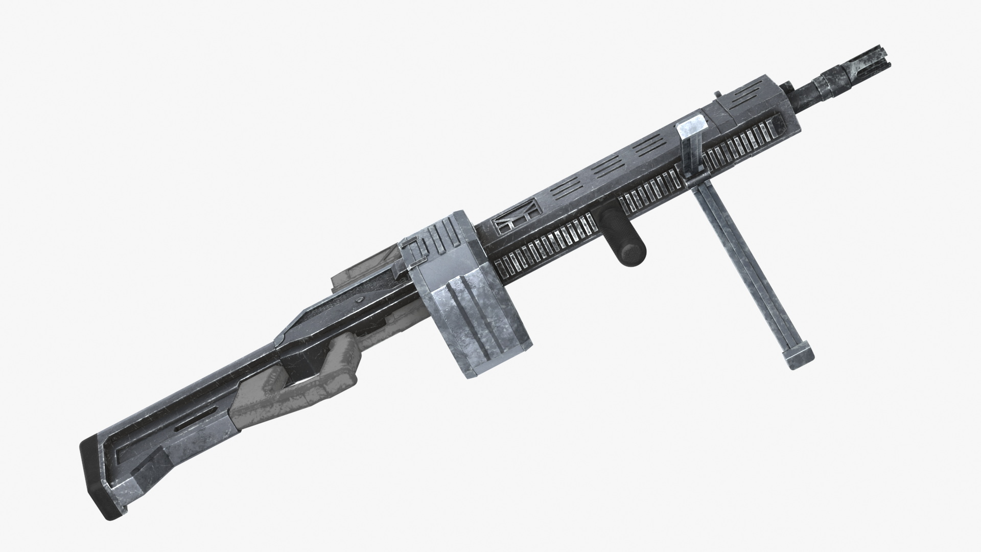 3D Worn Fantastic Machine Gun
