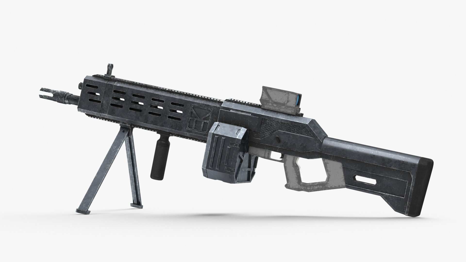 3D Worn Fantastic Machine Gun