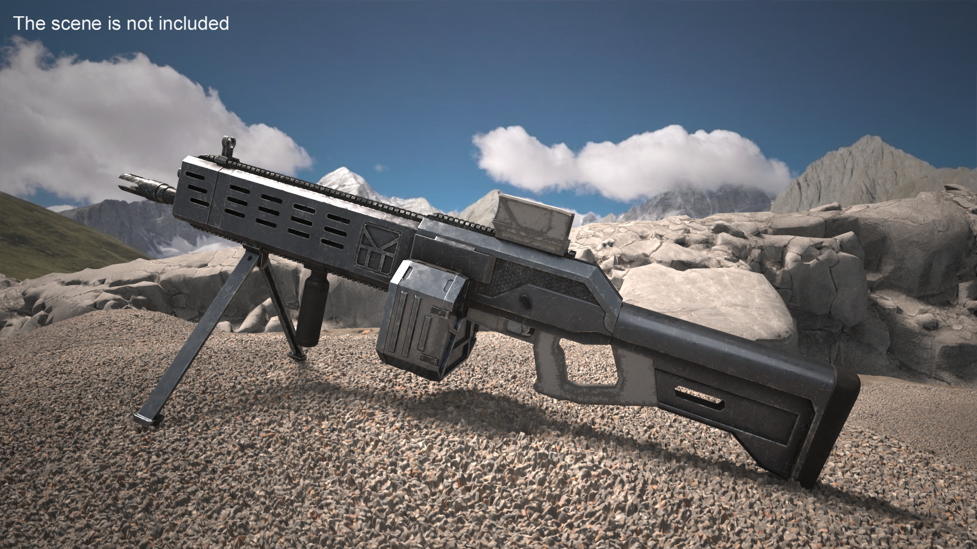 3D Worn Fantastic Machine Gun