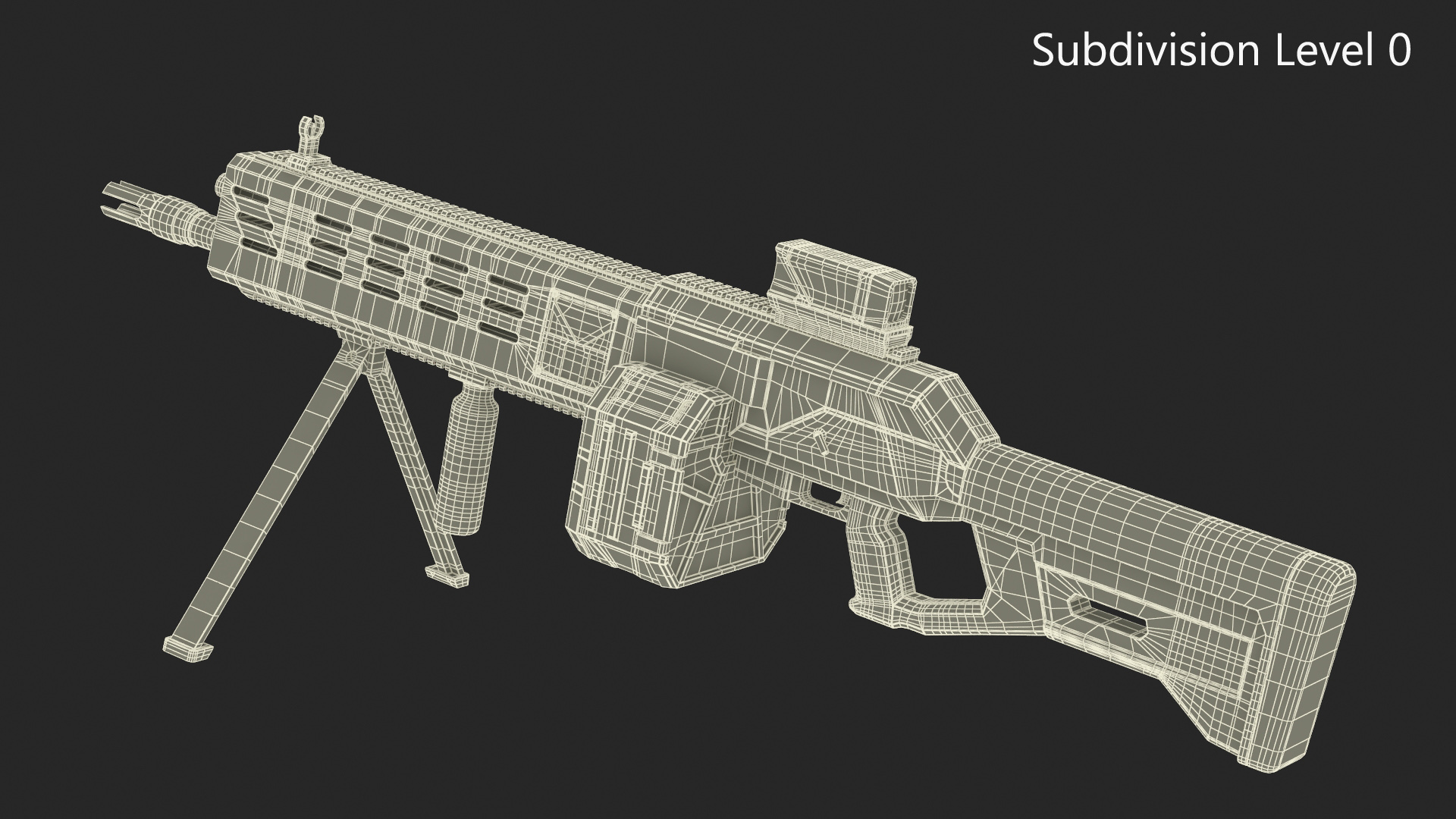3D Worn Fantastic Machine Gun