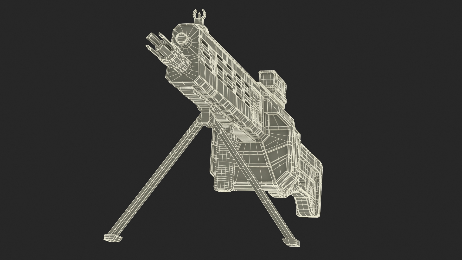3D Worn Fantastic Machine Gun