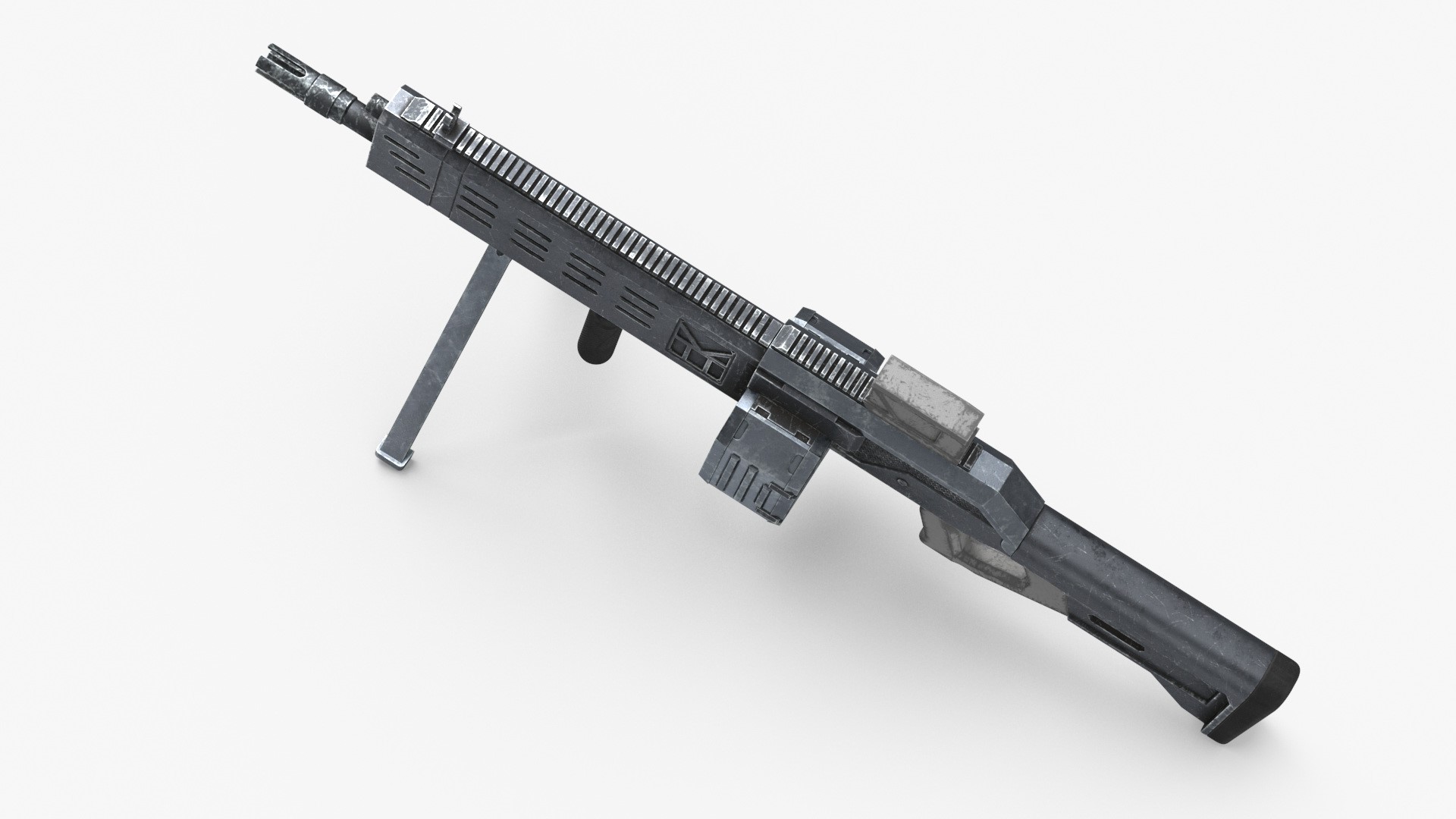 3D Worn Fantastic Machine Gun
