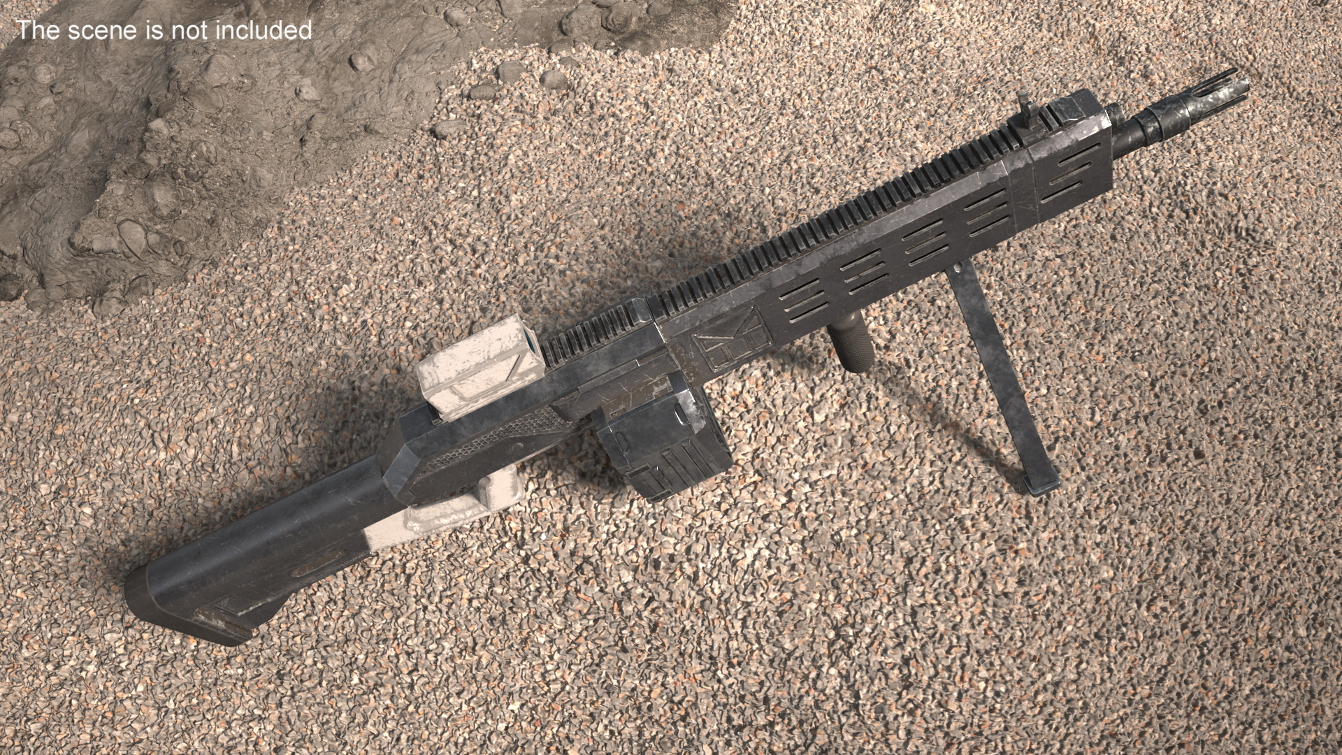 3D Worn Fantastic Machine Gun