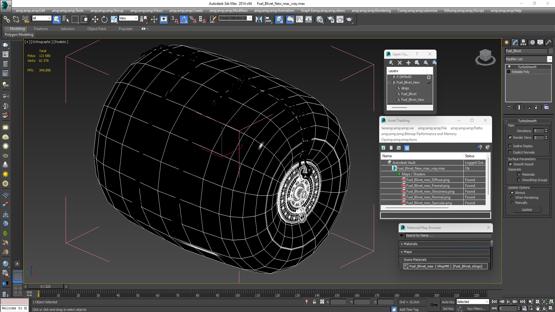 3D model Fuel Blivet New